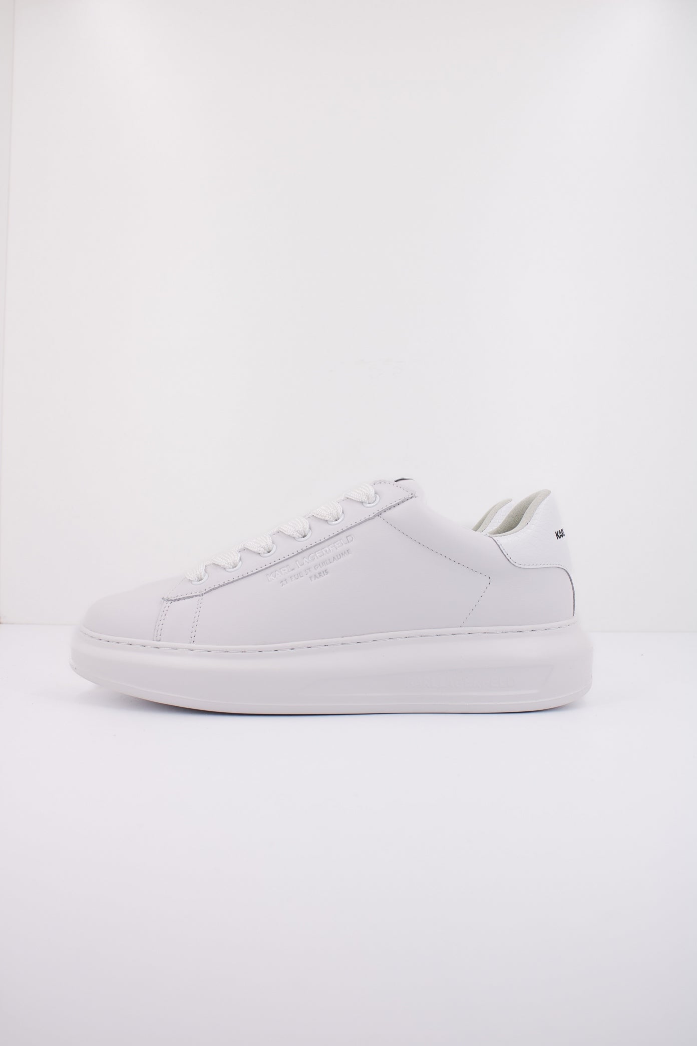 KARL LAGERFELD KAPRI MENS PYTHON TAB RSG L en color BLANCO (1)