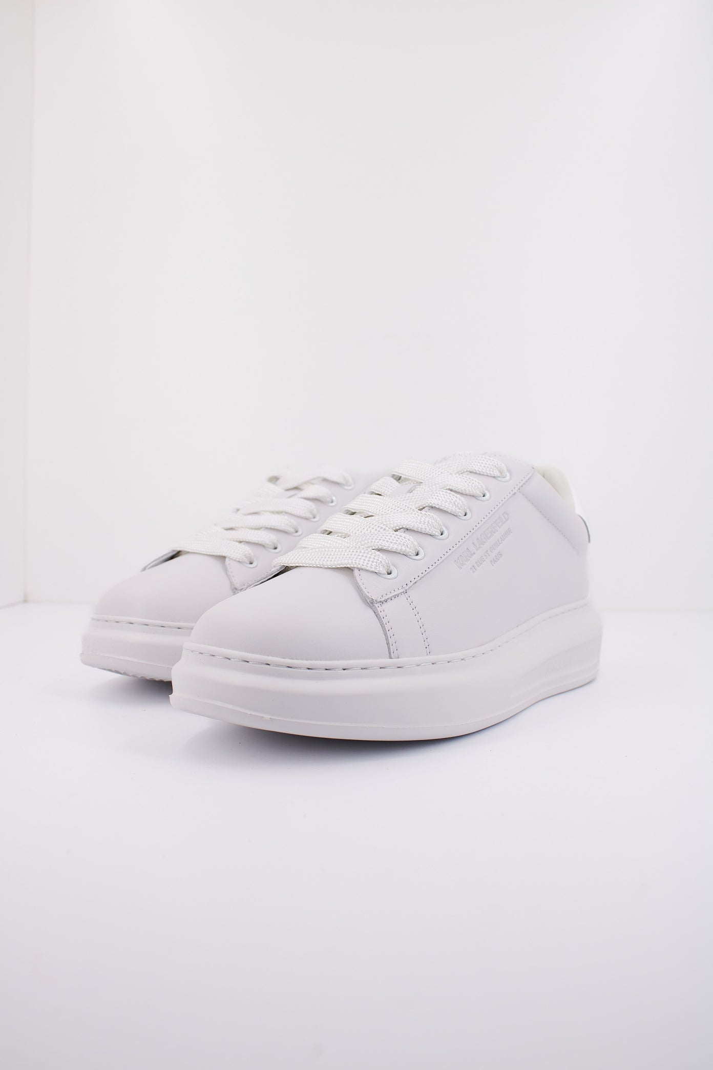 KARL LAGERFELD KAPRI MENS PYTHON TAB RSG L en color BLANCO (2)
