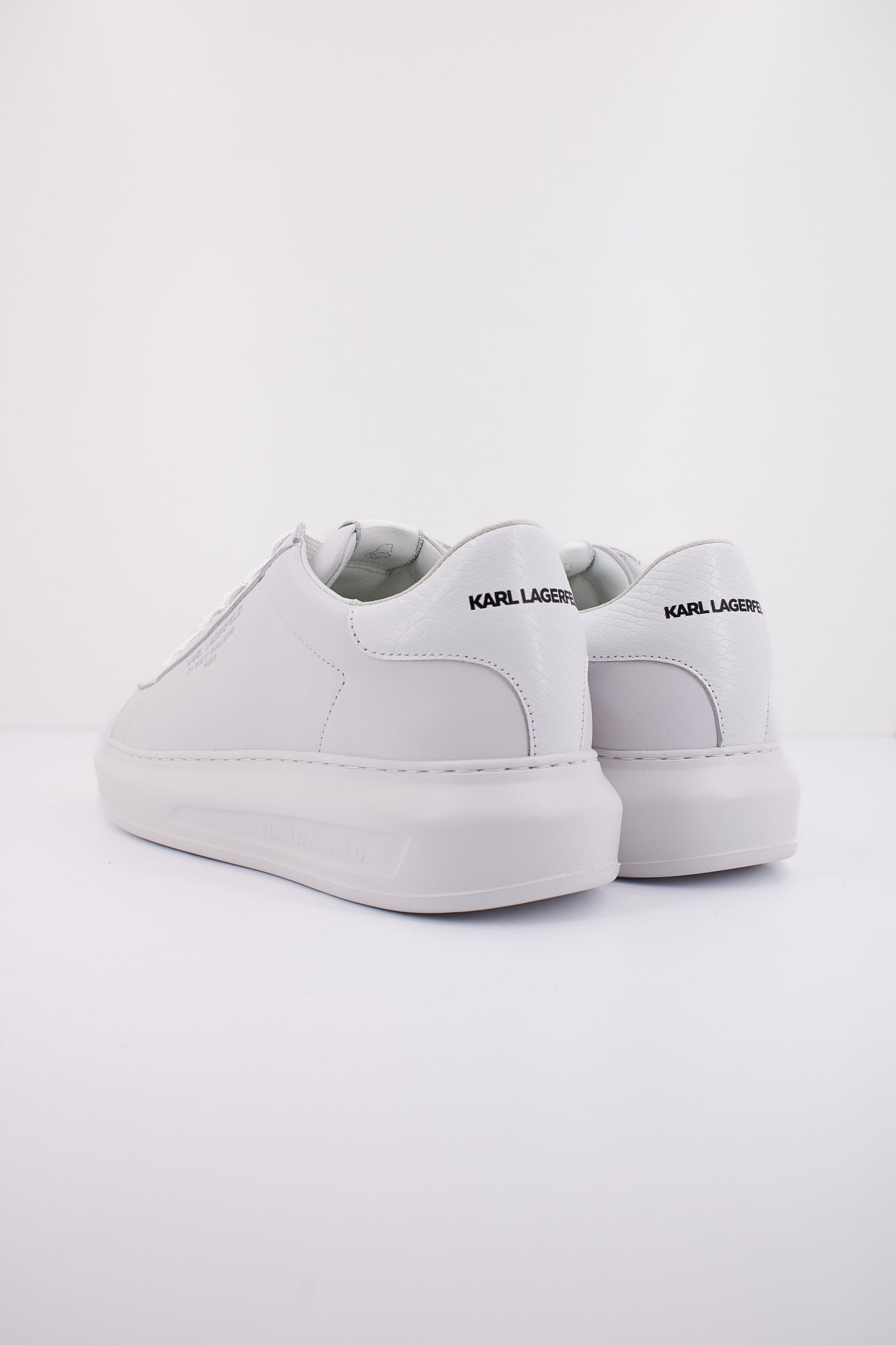 KARL LAGERFELD KAPRI MENS PYTHON TAB RSG L en color BLANCO (4)