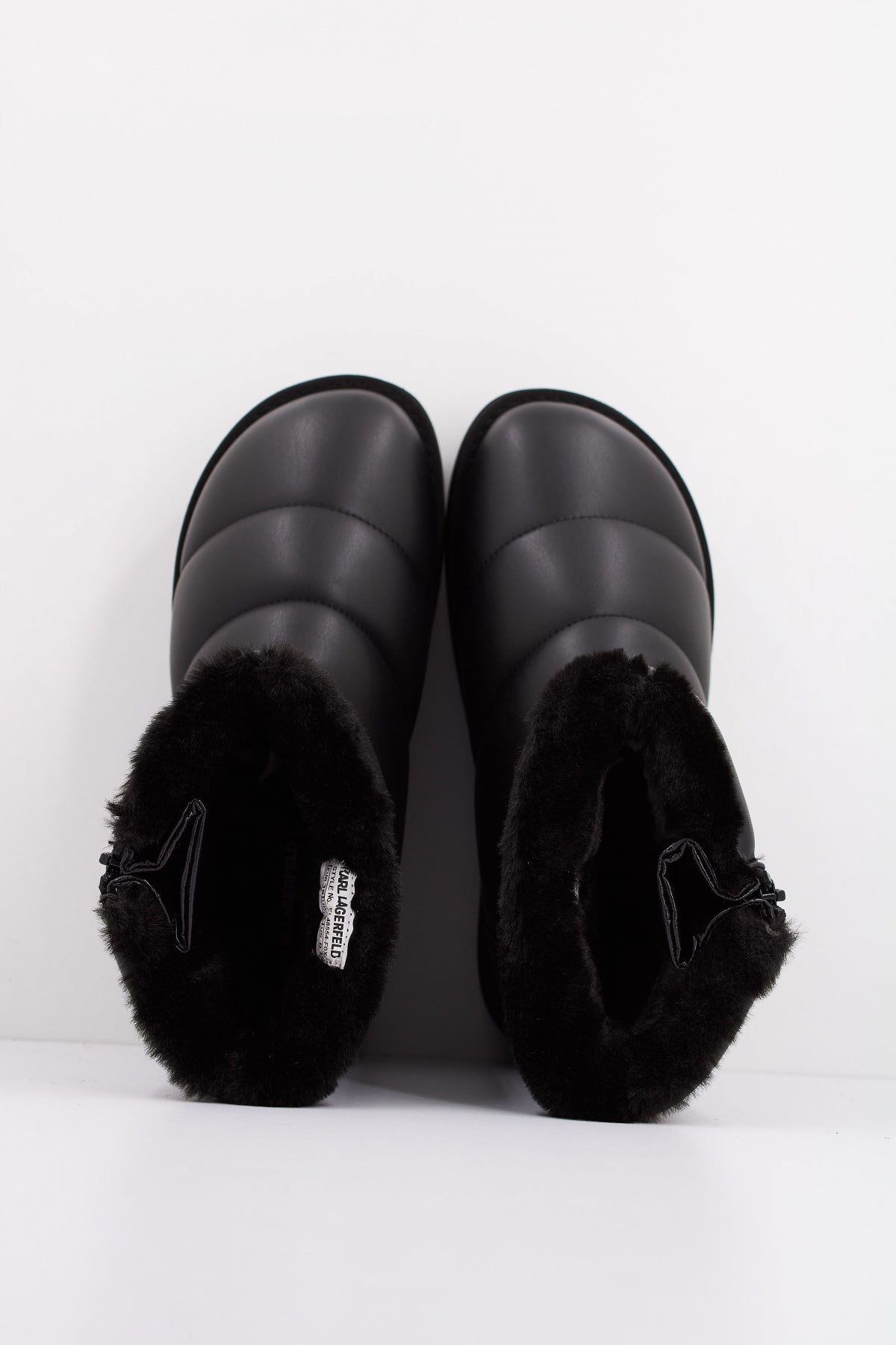 KARL LAGERFELD THERMO PADDED ZIP BOOT en color NEGRO (3)