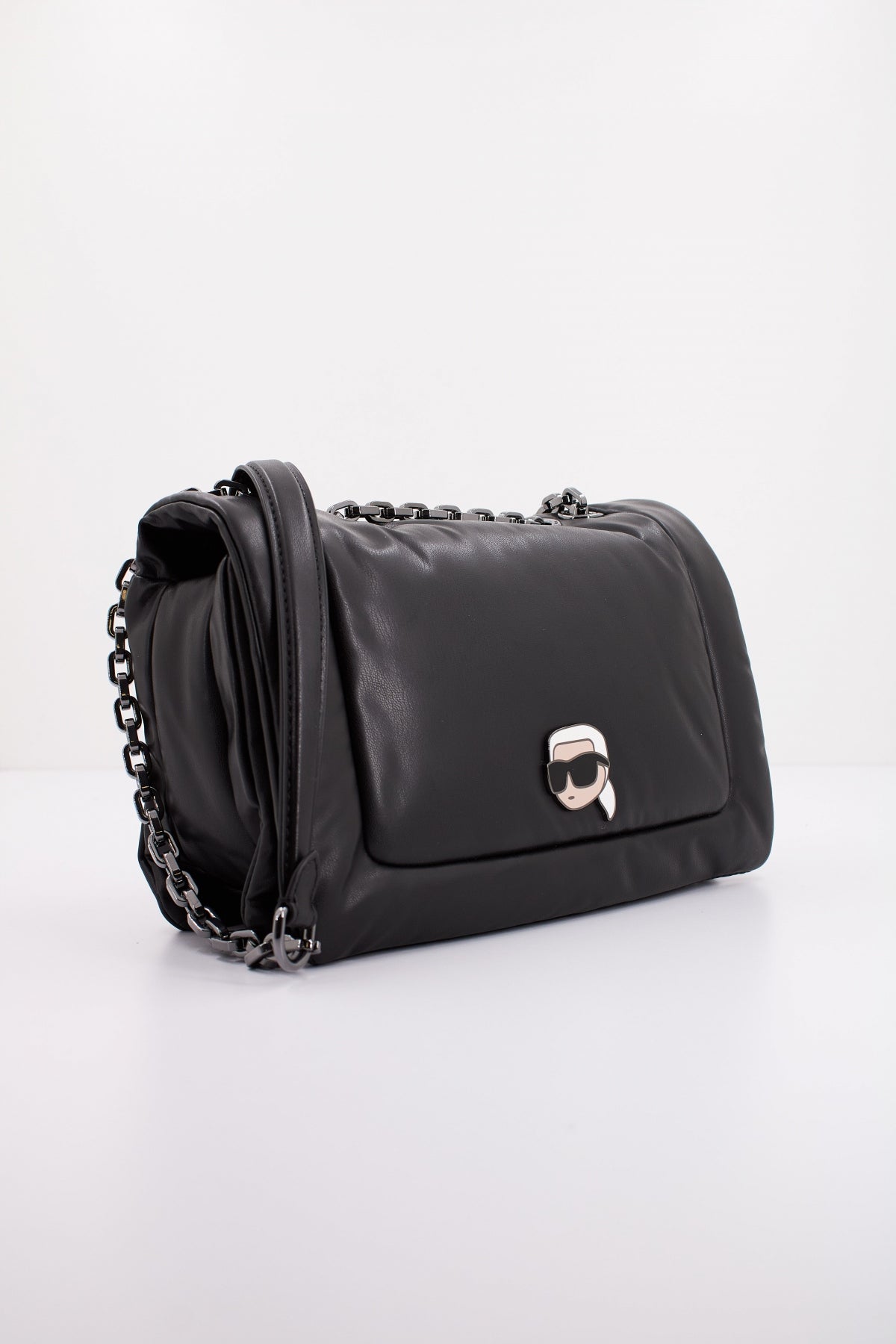 KARL LAGERFELD K/IKONIK . PUFFY PU SHB en color NEGRO (2)