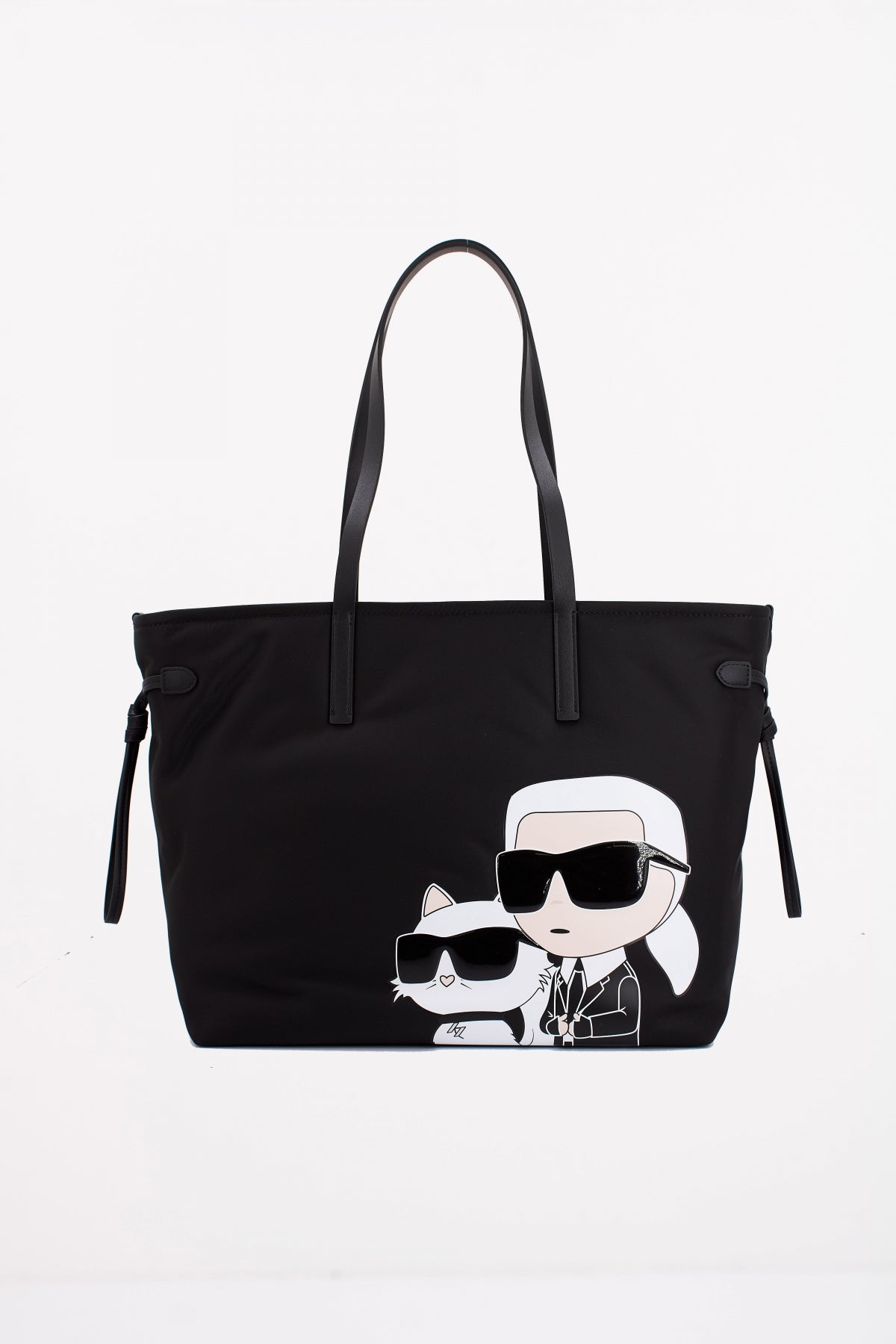 KARL LAGERFELD K/IKONIK . NYLON TOTE XL en color NEGRO (1)