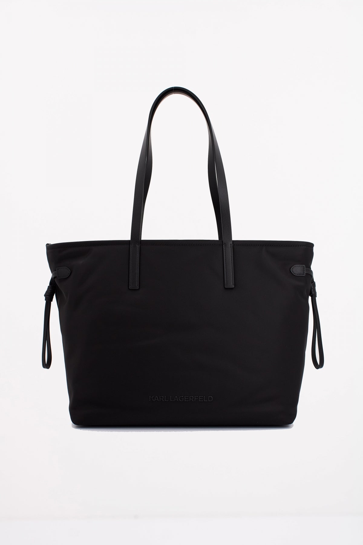 KARL LAGERFELD K/IKONIK . NYLON TOTE XL en color NEGRO (3)