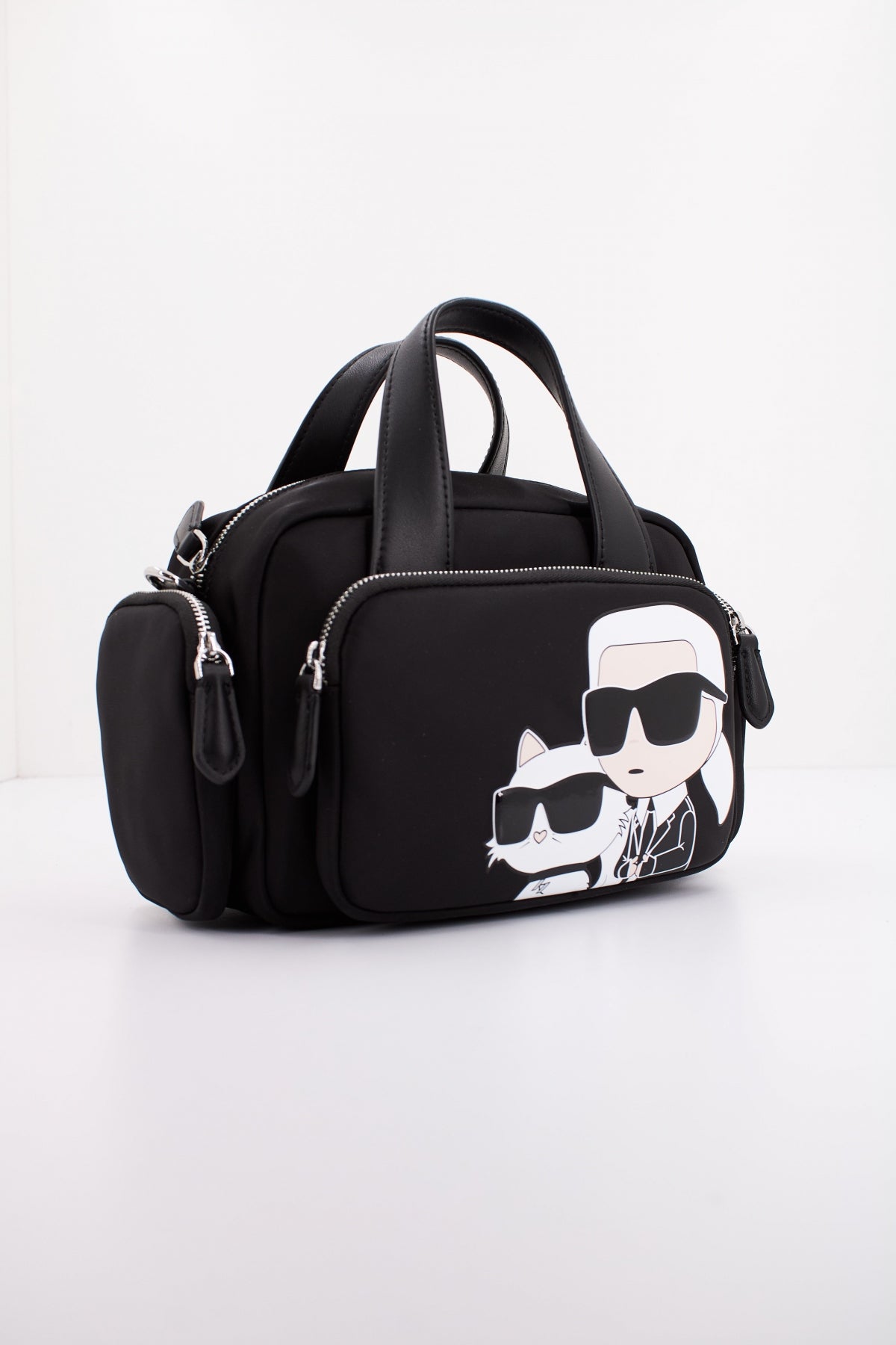KARL LAGERFELD K/IKONIK . NYLON MD CB X en color NEGRO (2)