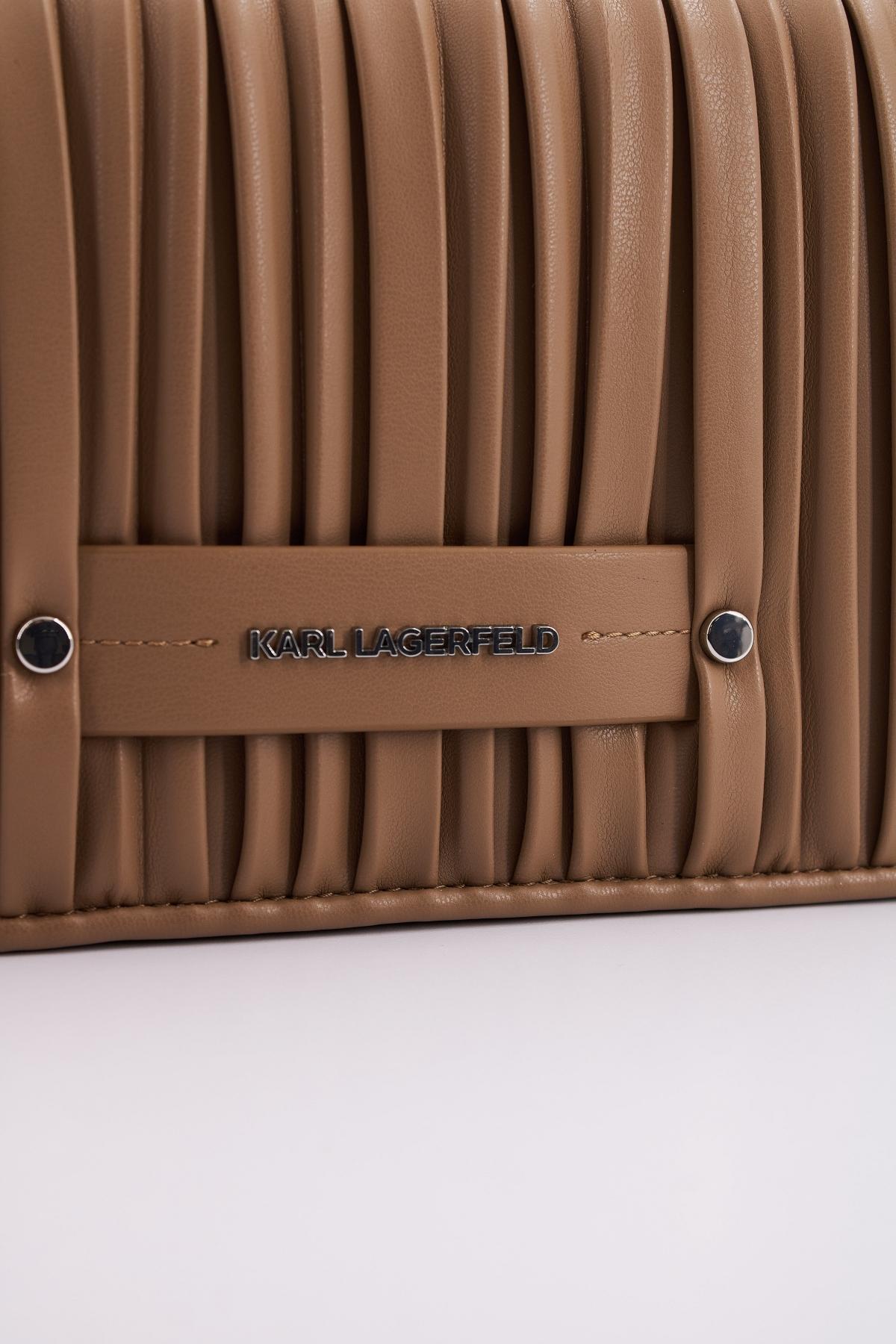 KARL LAGERFELD K/KUSHION SM FLAP CB en color MARRON (4)