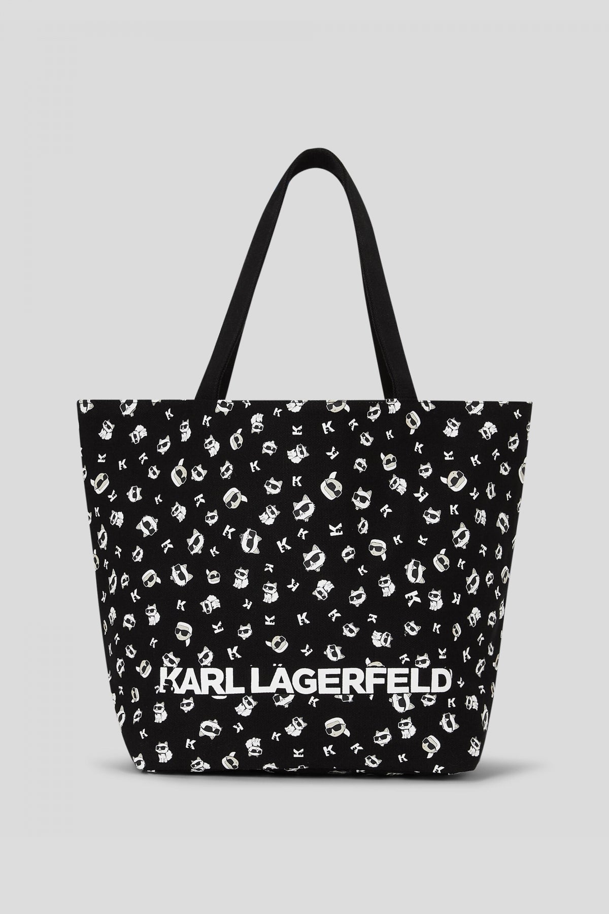 KARL LAGERFELD K/IKONIK . SHOPPER XL KC en color NEGRO (1)