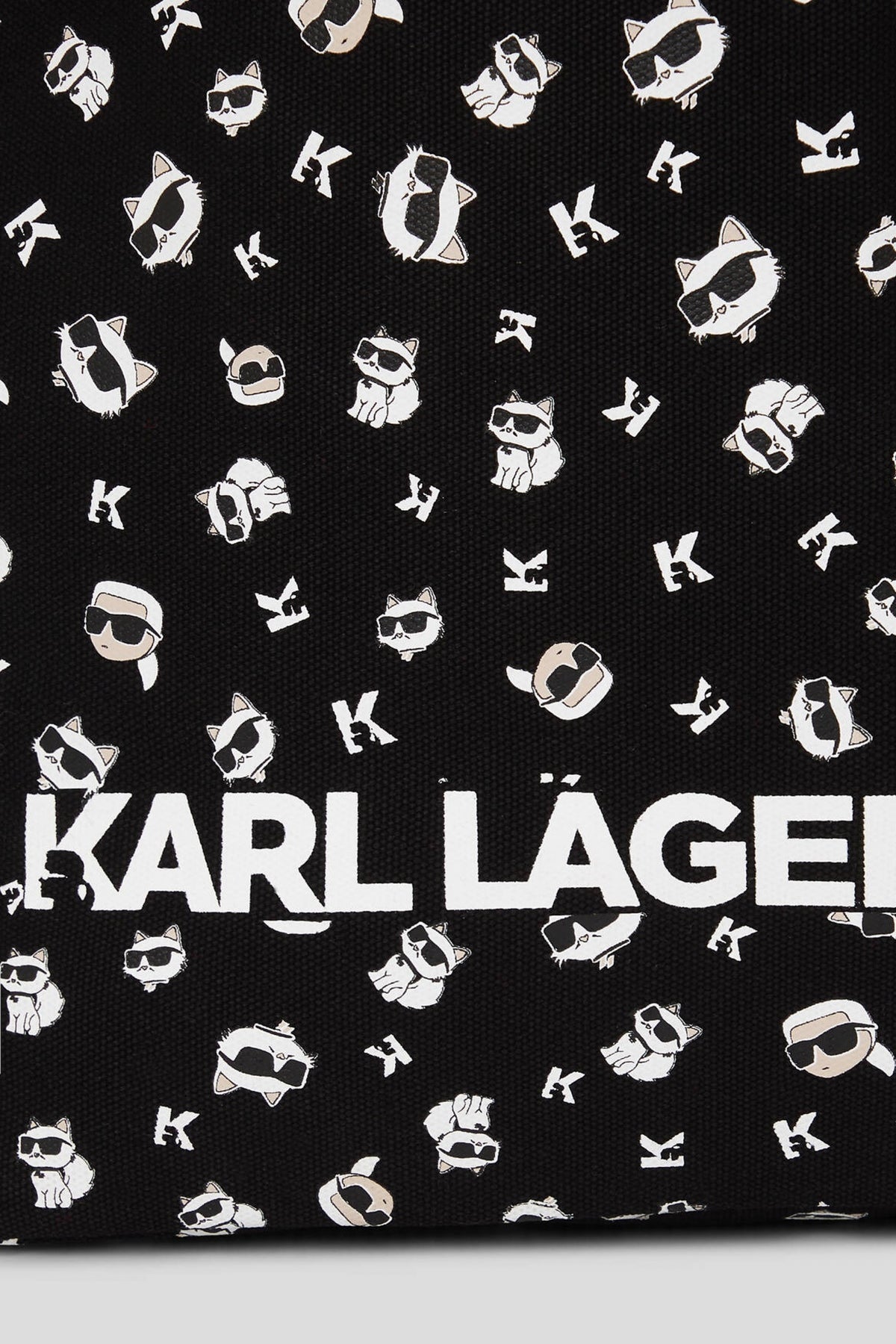 KARL LAGERFELD K/IKONIK . SHOPPER XL KC en color NEGRO (3)