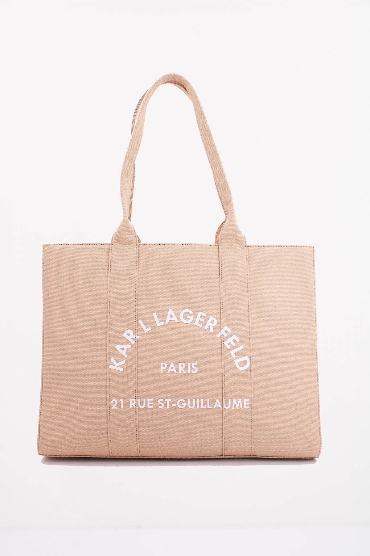 KARL LAGERFELD RSG SQUARE LARGE TOTE en color MARRON CLARO (1)
