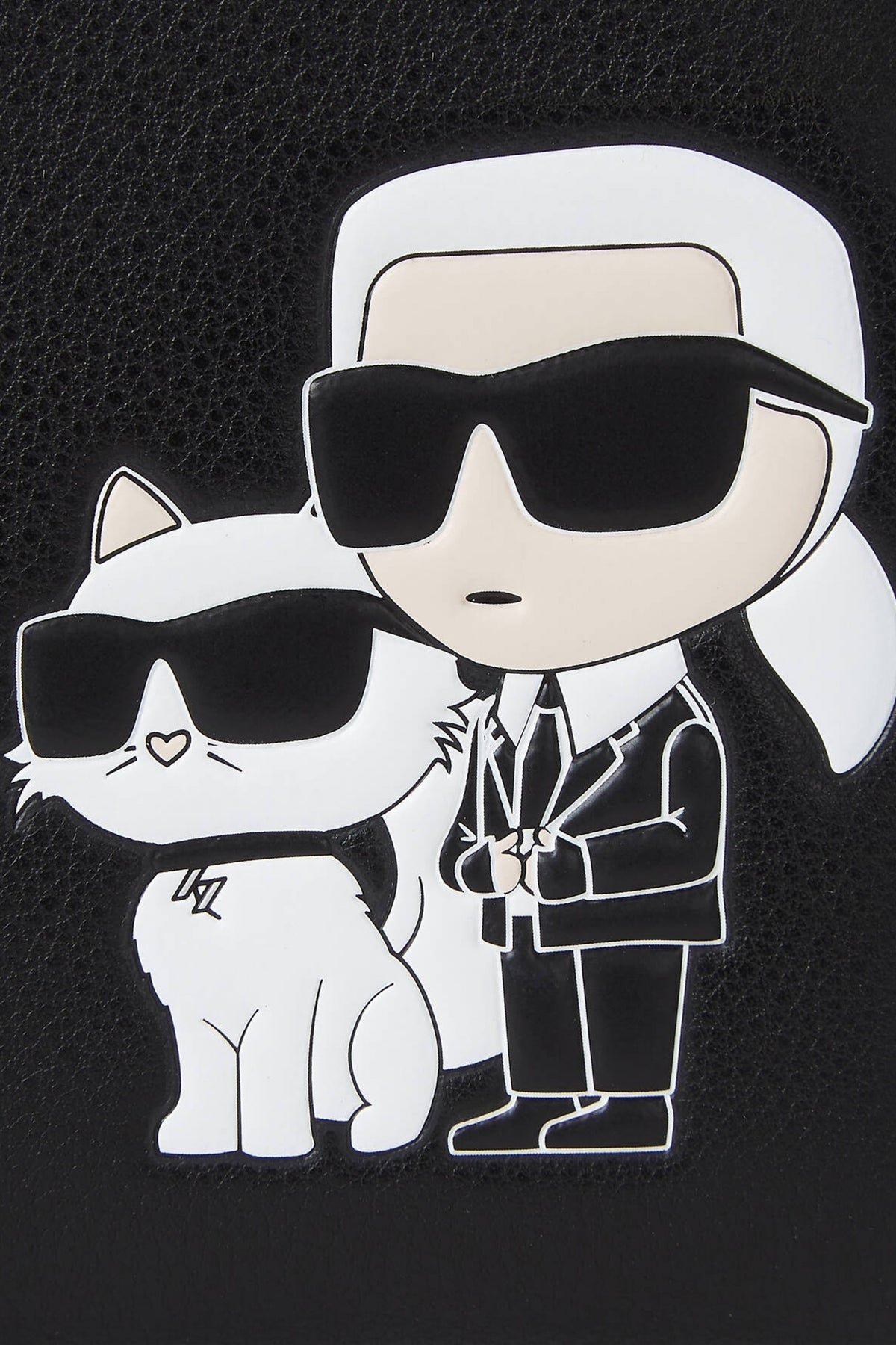 KARL LAGERFELD K/IKONIK . LEATHER M BFL en color NEGRO (4)