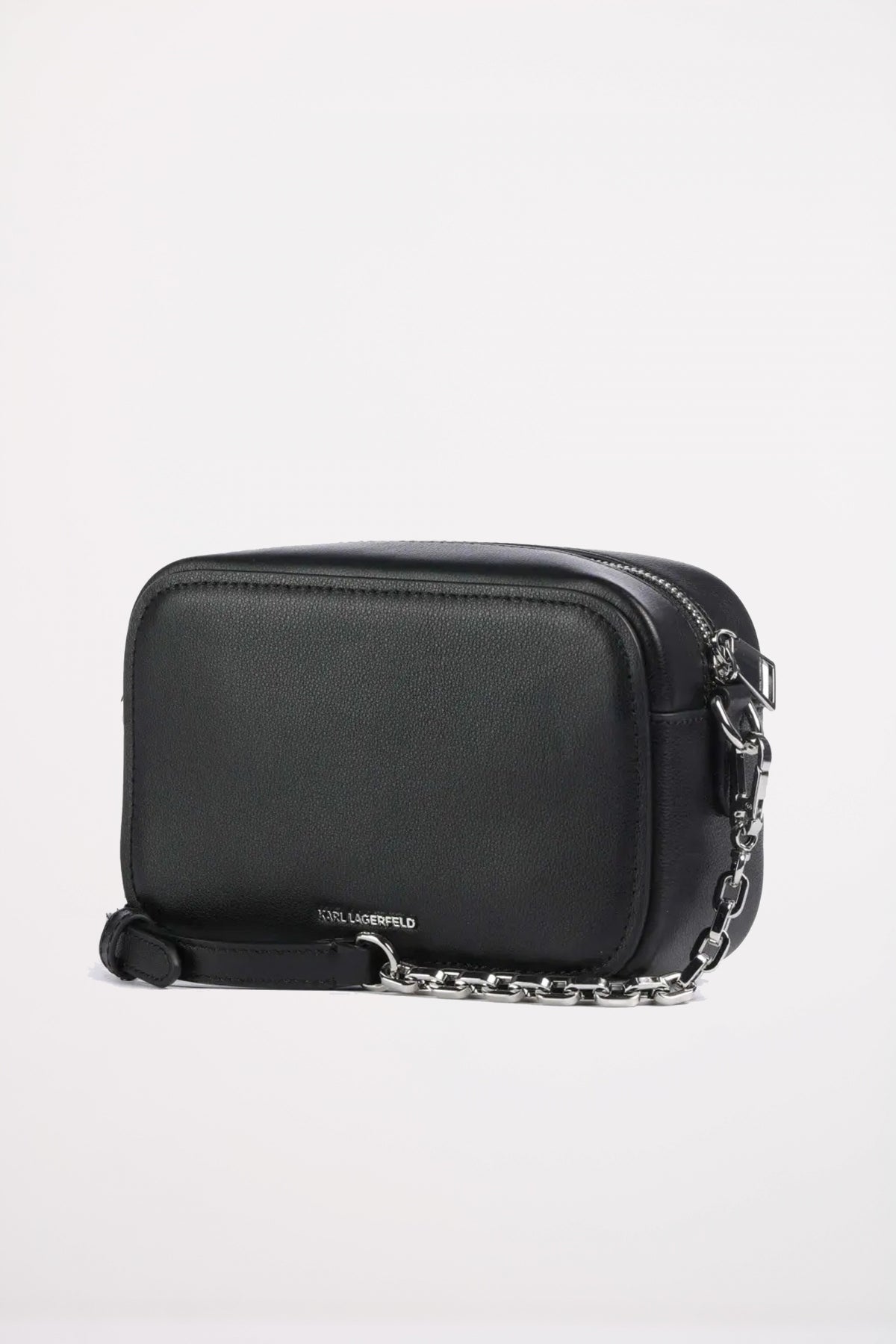 KARL LAGERFELD K/IKONIK . LEATHER CMB S en color NEGRO (2)