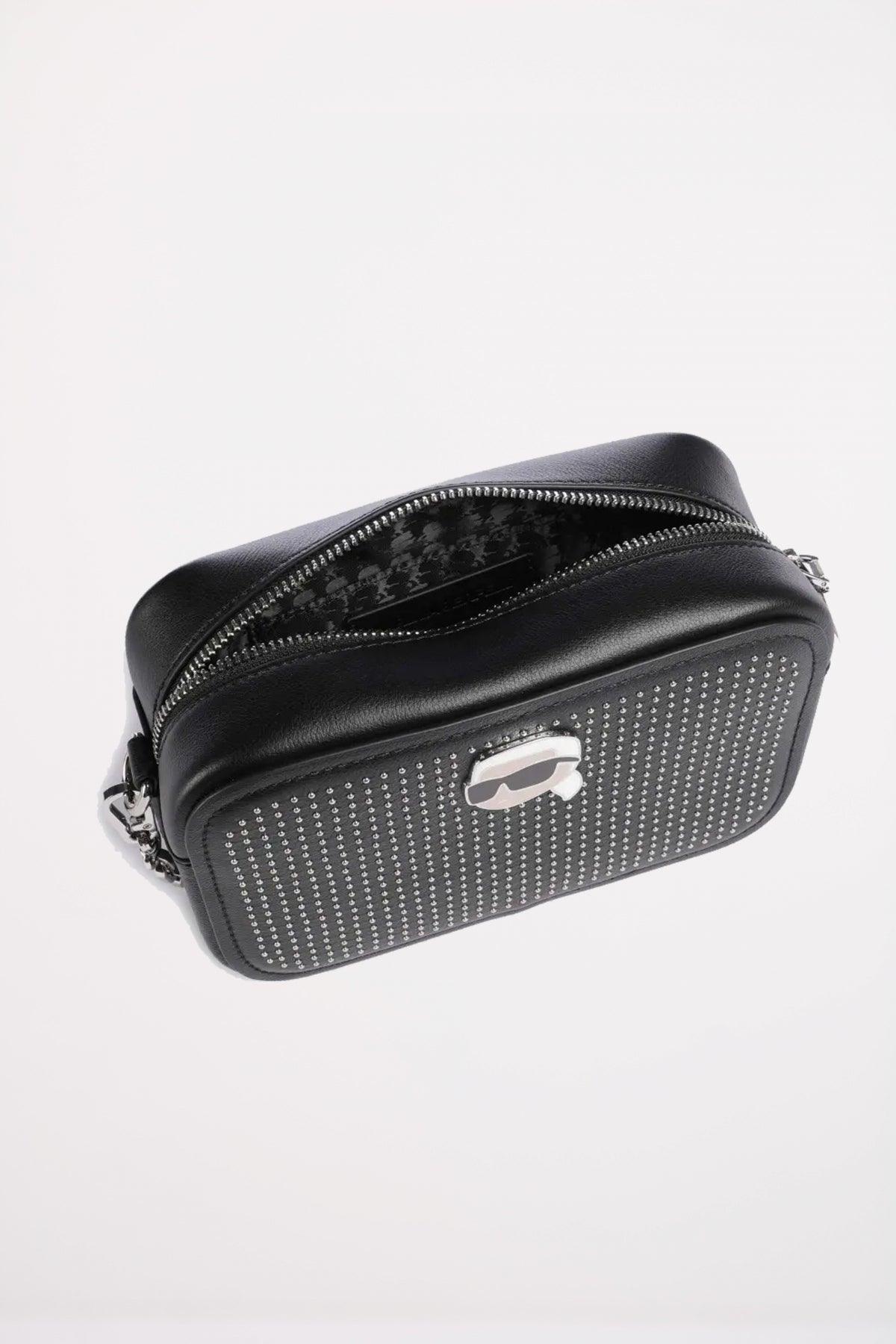 KARL LAGERFELD K/IKONIK . LEATHER CMB S en color NEGRO (4)
