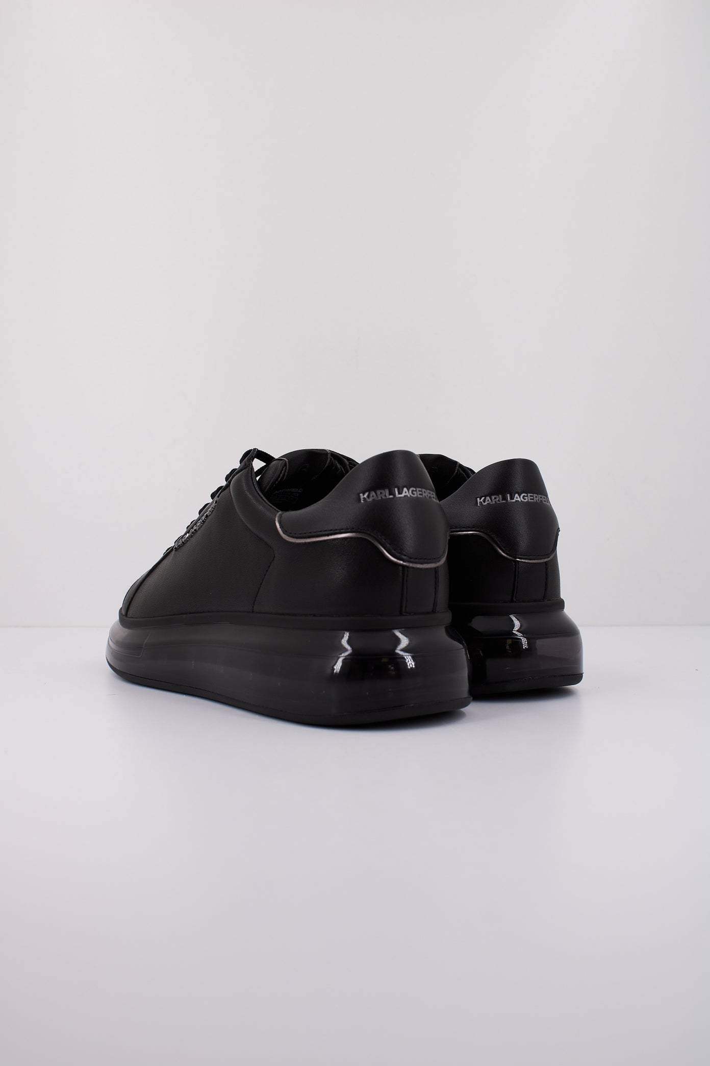 KARL LAGERFELD KAPRI KUSHION LO LACE LTHR en color NEGRO (4)