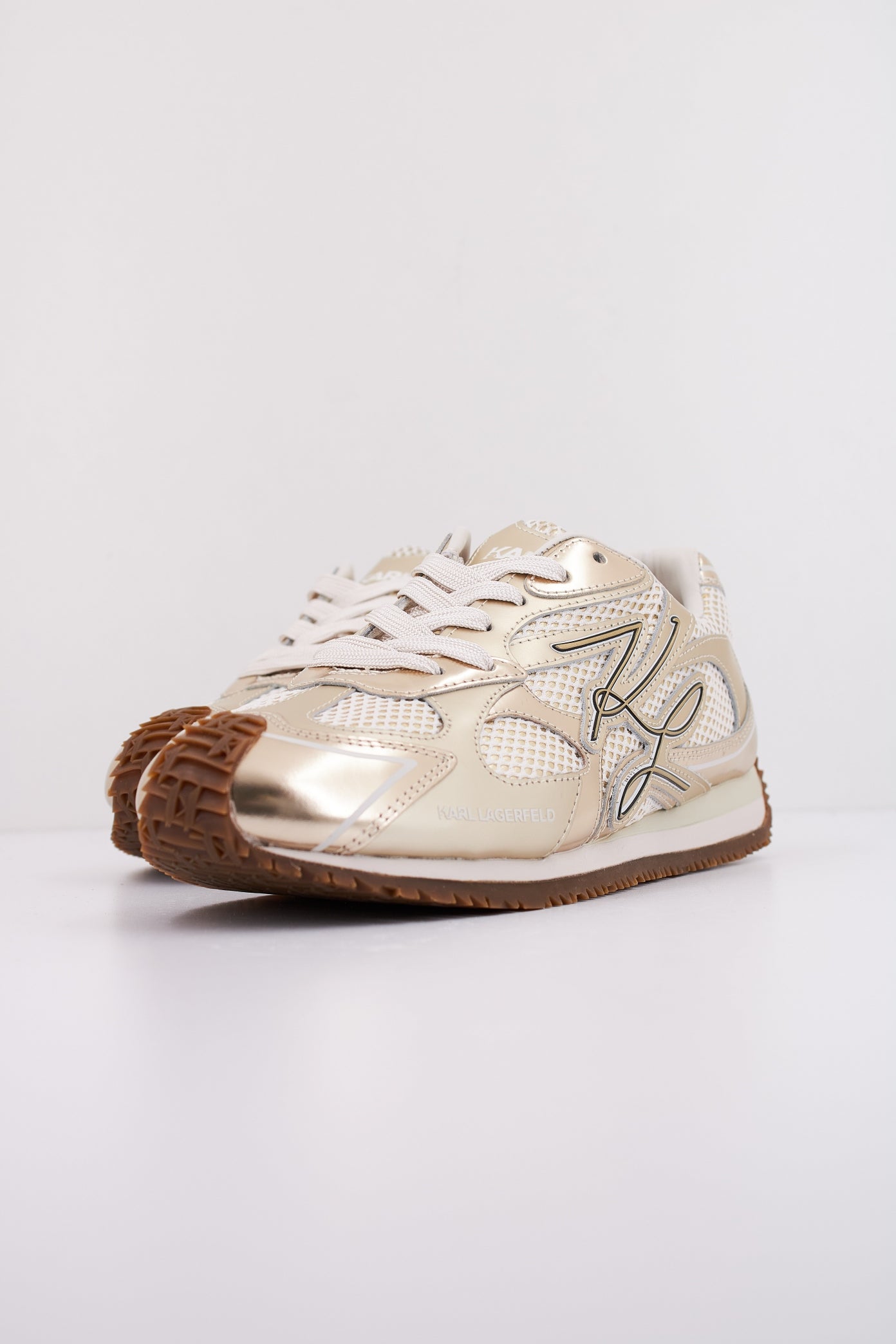 KARL LAGERFELD VELOCETTE AUTOGRAPH OVERLAY en color ORO (2)