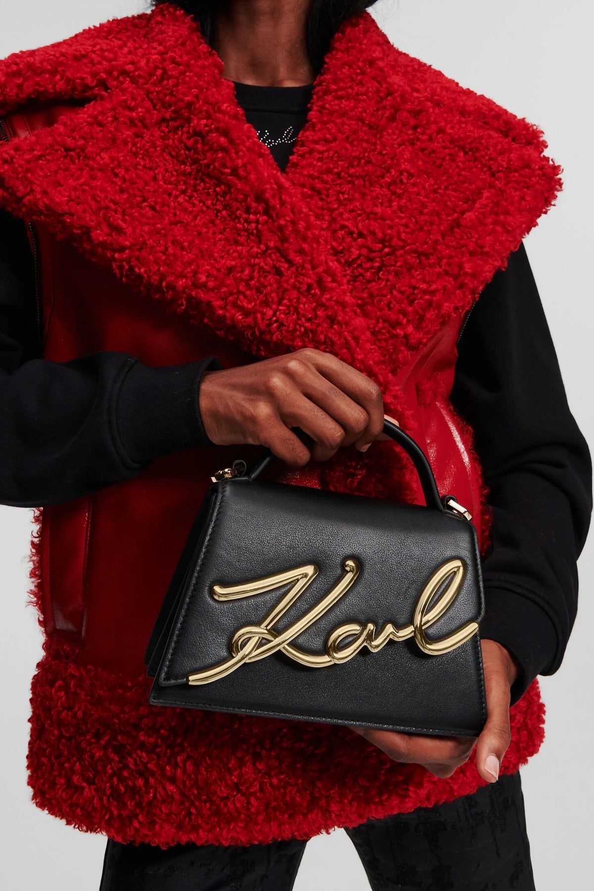 KARL LAGERFELD K SIGNATURE . SM CROSSBO en color NEGRO (4)