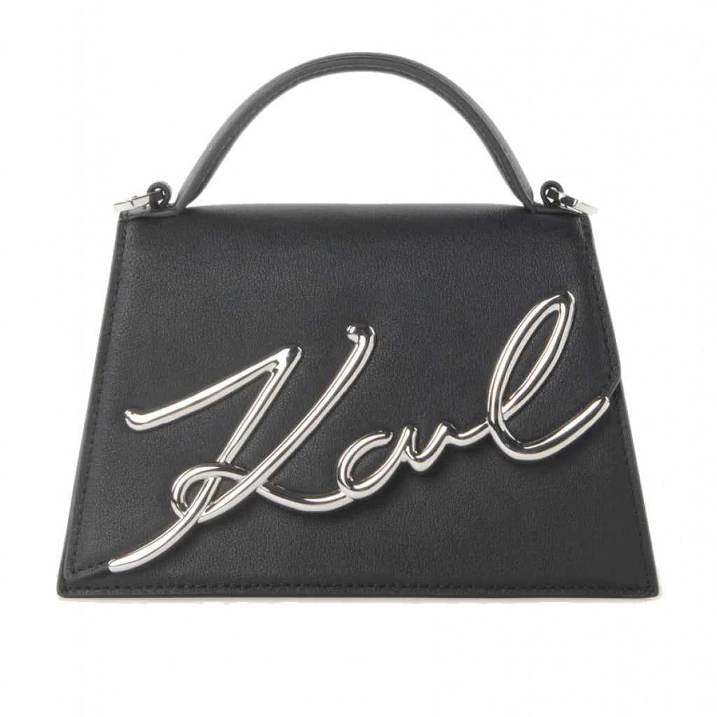 KARL LAGERFELD SIGNATURE . MD CROSSBODY en color NEGRO (4)