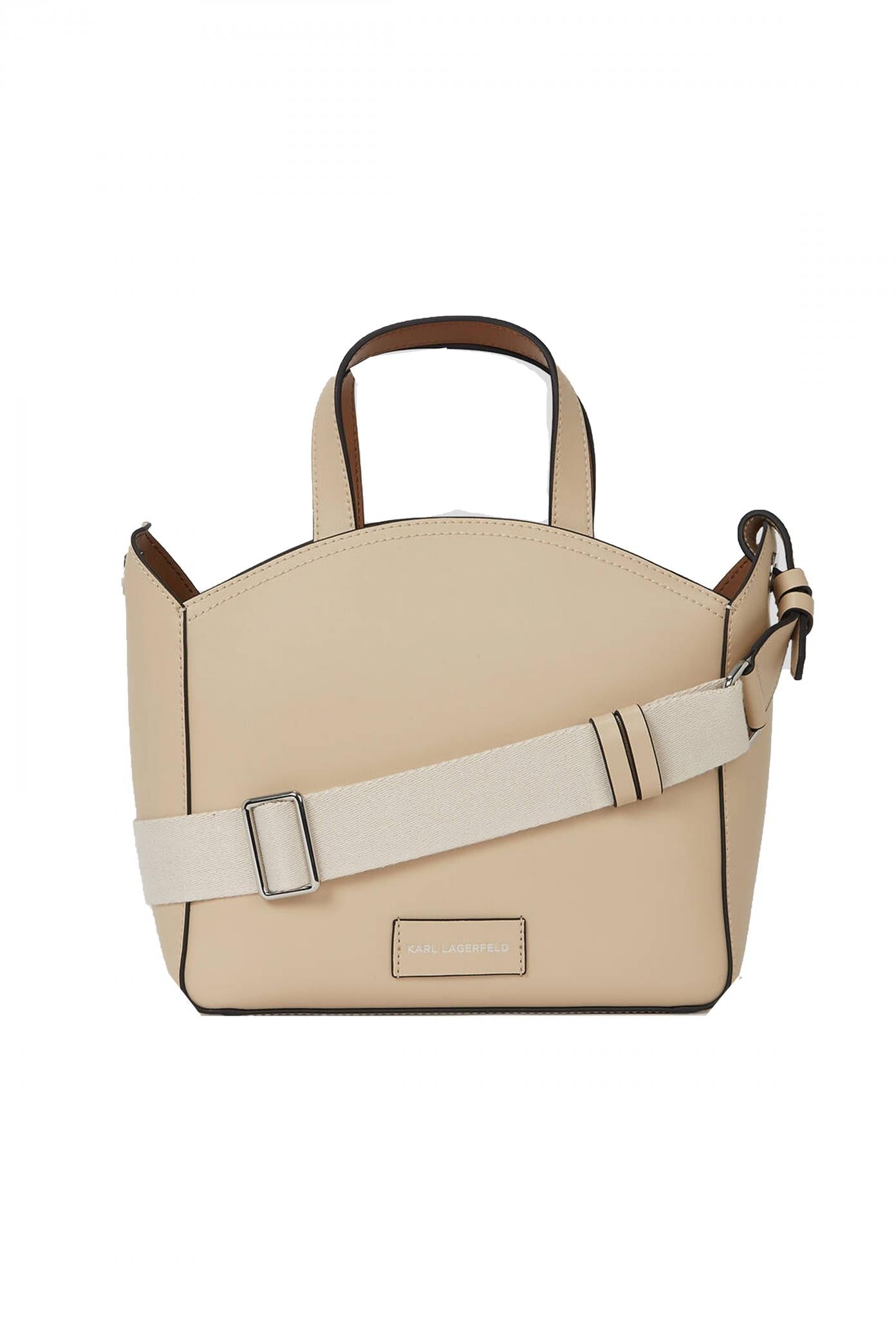 KARL LAGERFELD K CIRCLE SM TOTE PERFORATE en color BEIS (2)