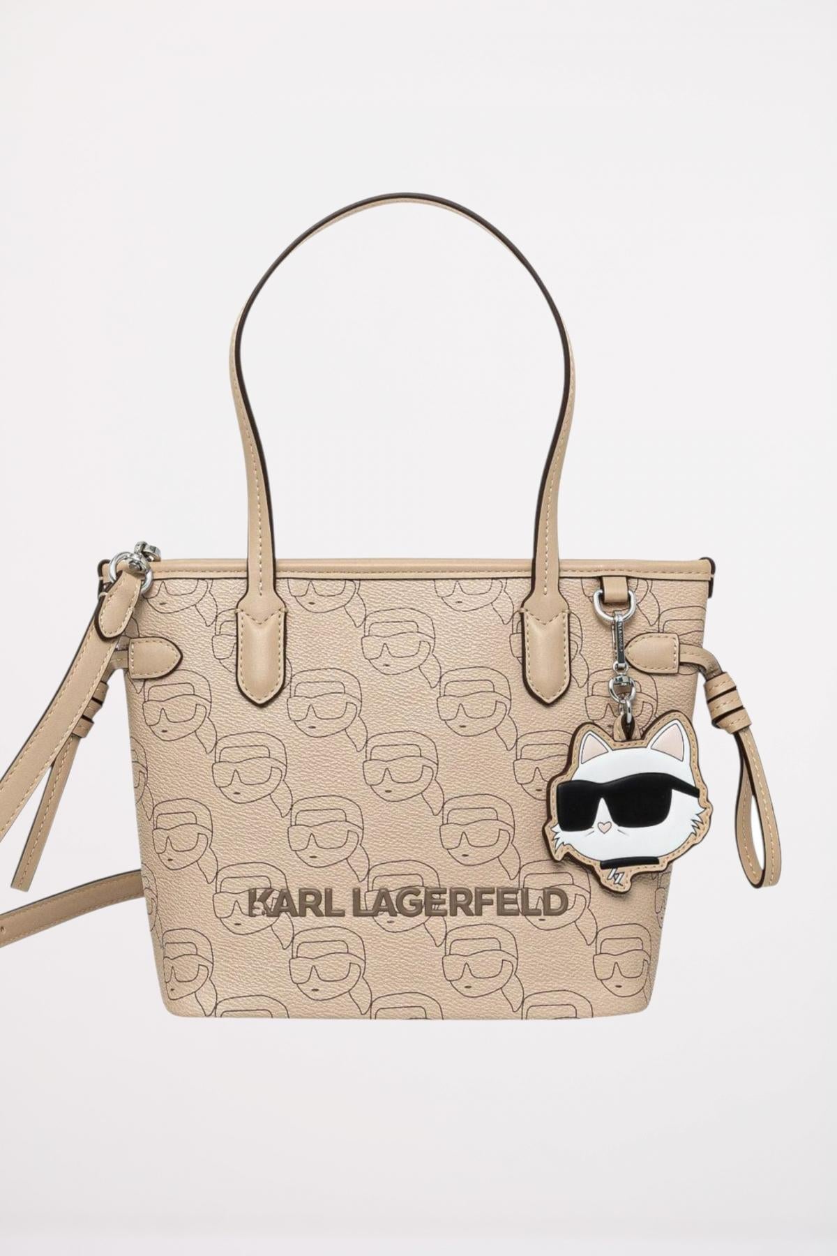KARL LAGERFELD IKON MOO CC SM TOTE en color BEIS (1)