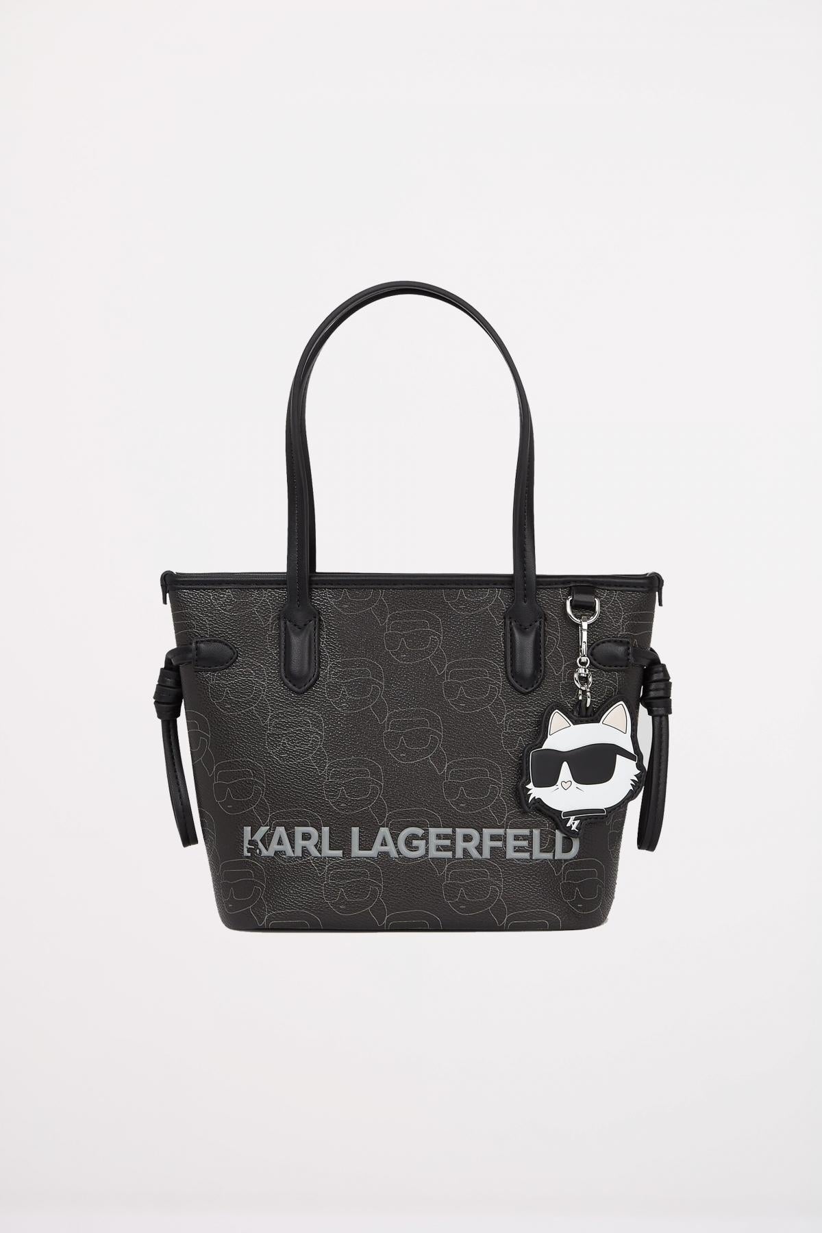 KARL LAGERFELD IKON MOO CC SM TOTE en color NEGRO (1)