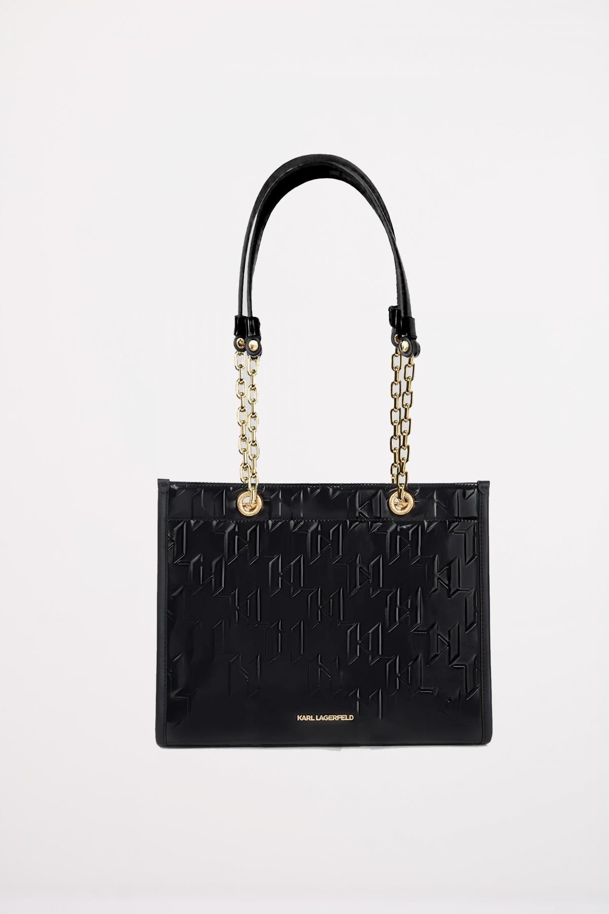 KARL LAGERFELD SKUARE SP SHINY MONO MD TO en color NEGRO (1)