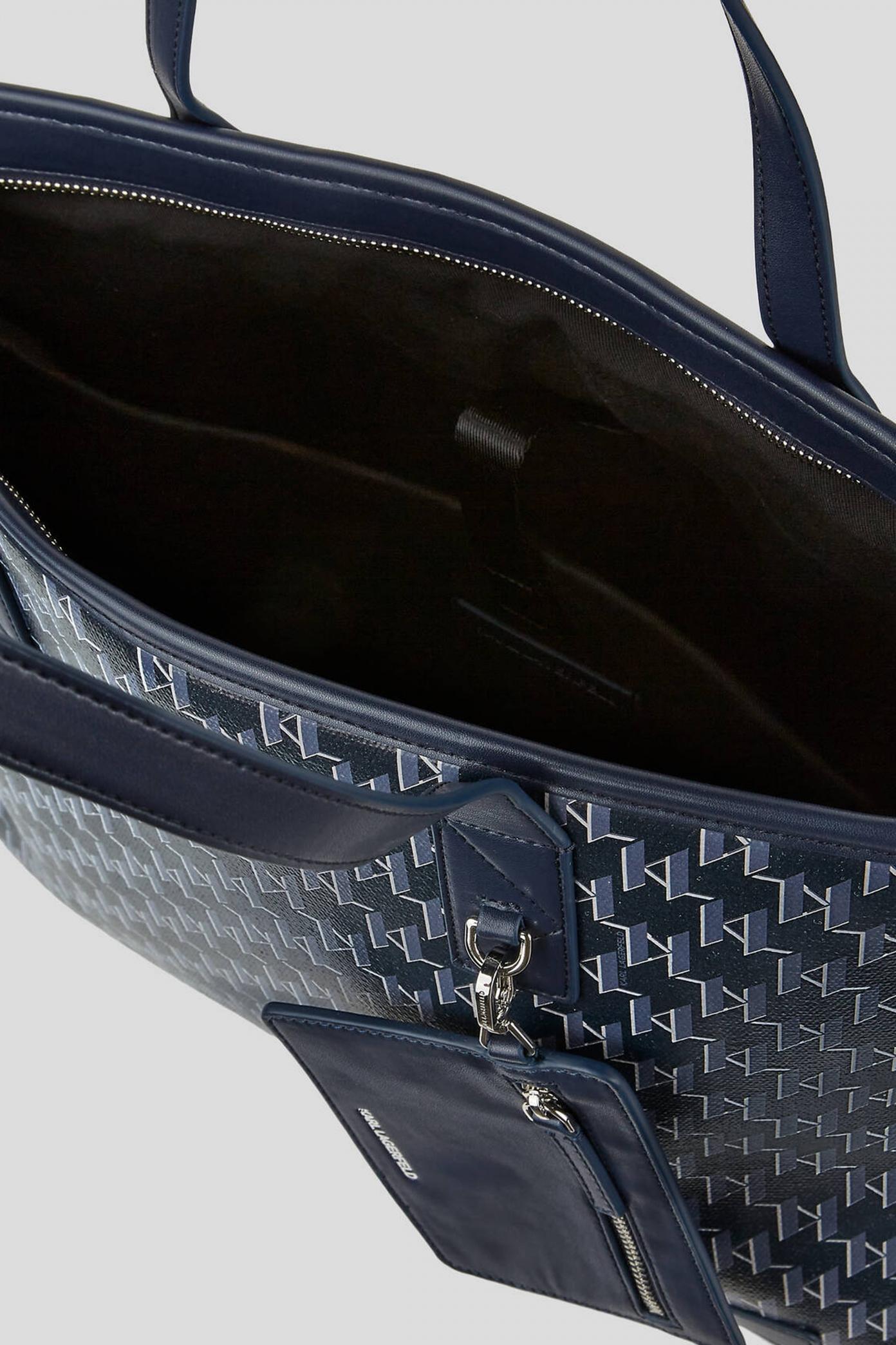 KARL LAGERFELD VOYAGE TOTE en color AZUL (3)