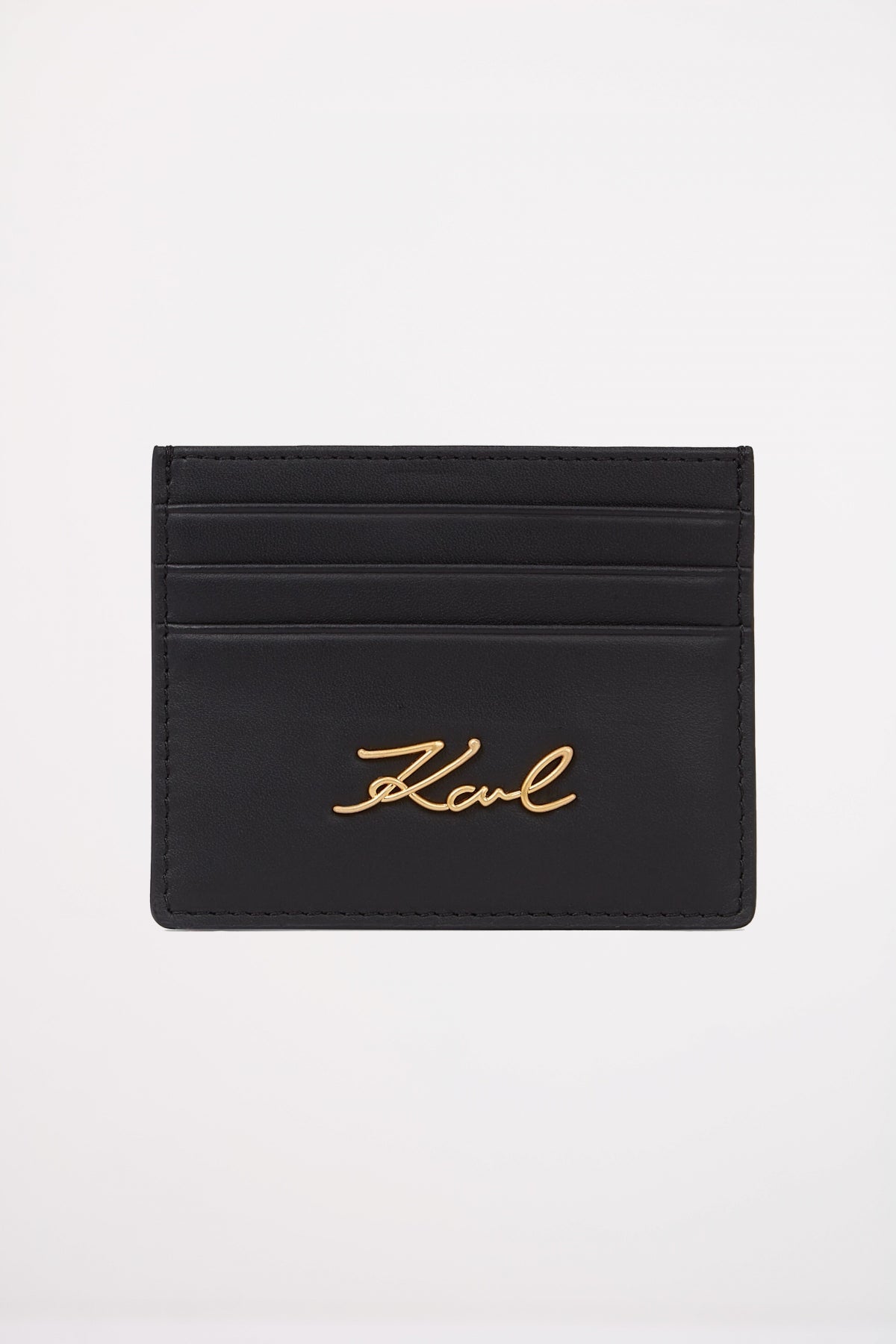 KARL LAGERFELD SIGNATURE CARDHOLDER en color NEGRO (1)