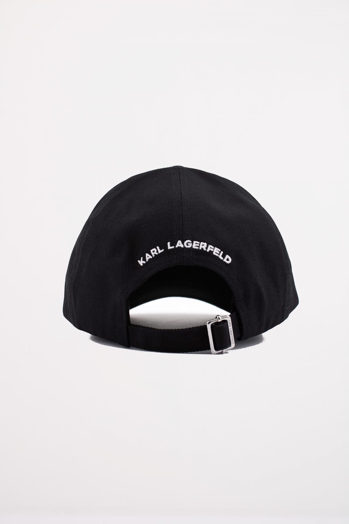 KARL LAGERFELD SIGNATURE CAP en color NEGRO (3)