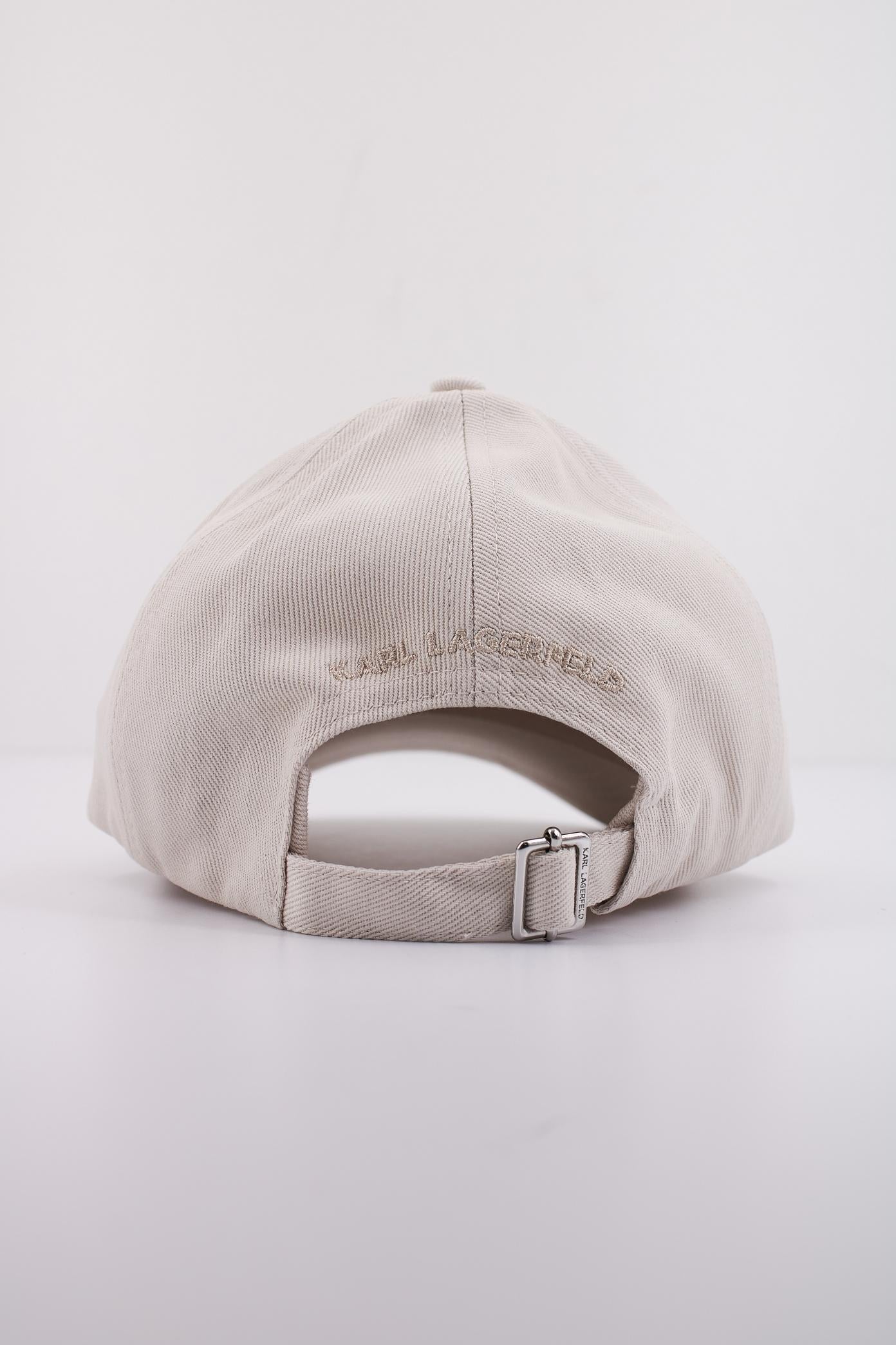 KARL LAGERFELD SIGNATURE CAP en color BEIS (3)