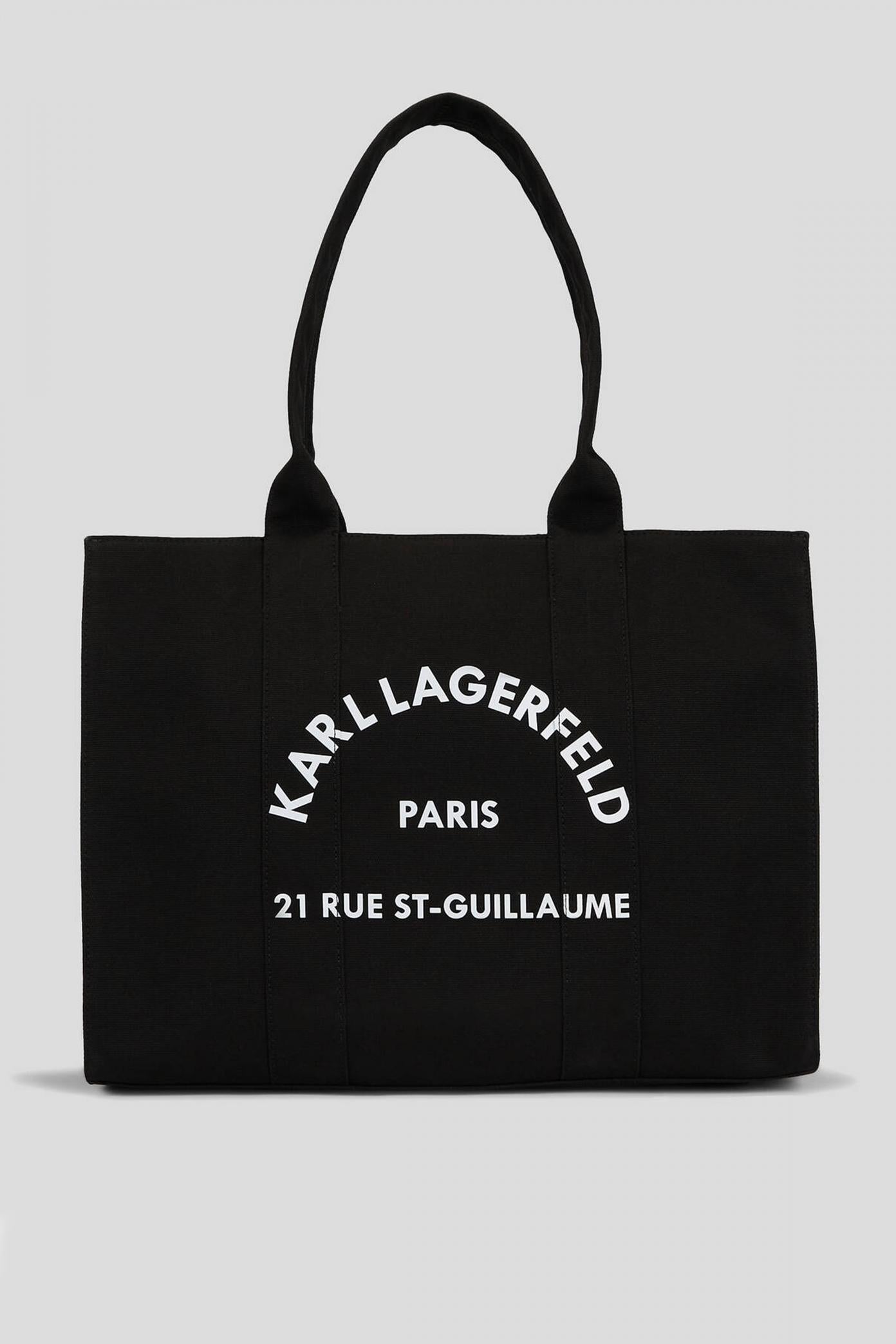 KARL LAGERFELD SRSG SQUARE LARGE TOTE en color NEGRO (1)
