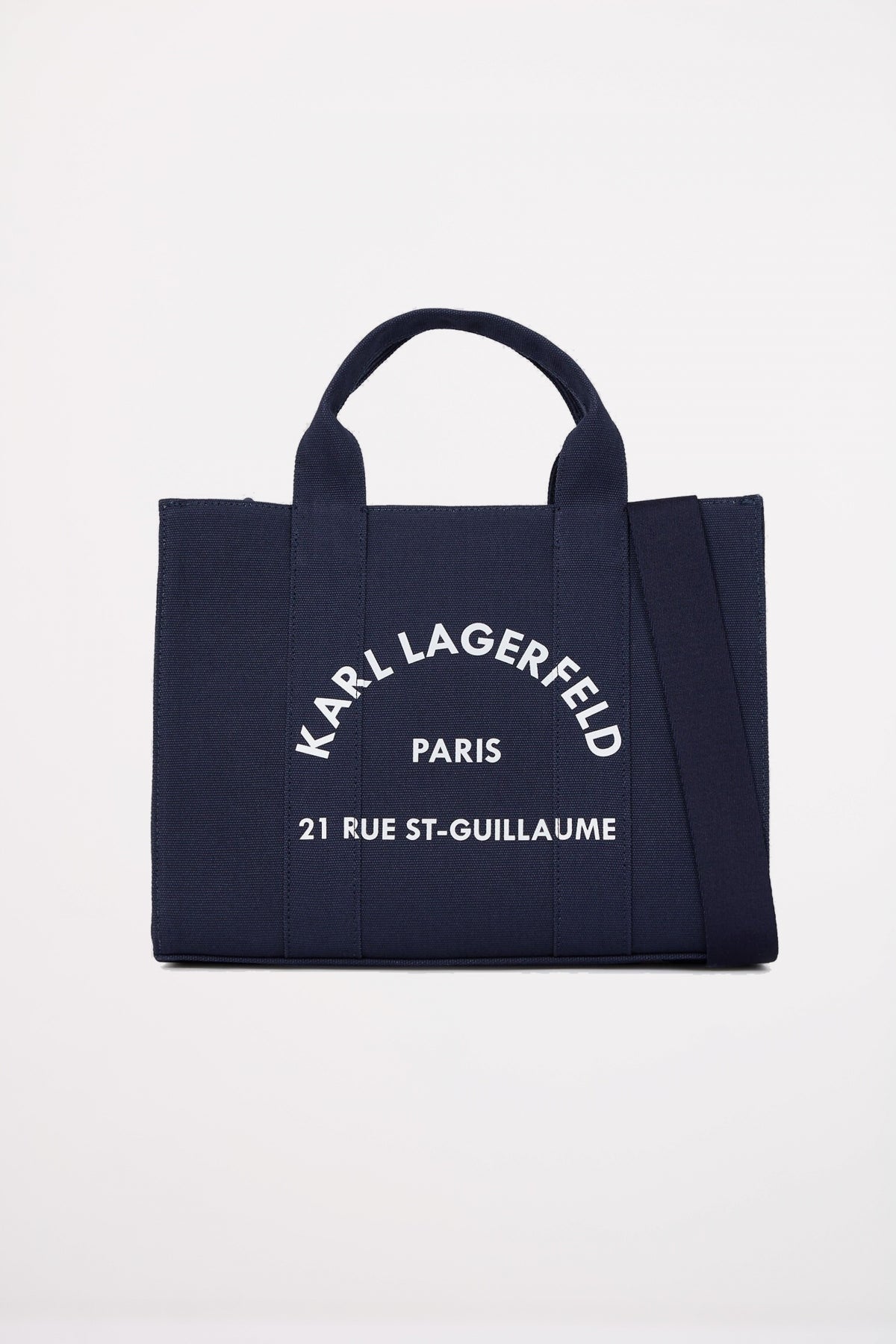 KARL LAGERFELD RSG SQUARE MEDIUM TOTE en color AZUL (1)