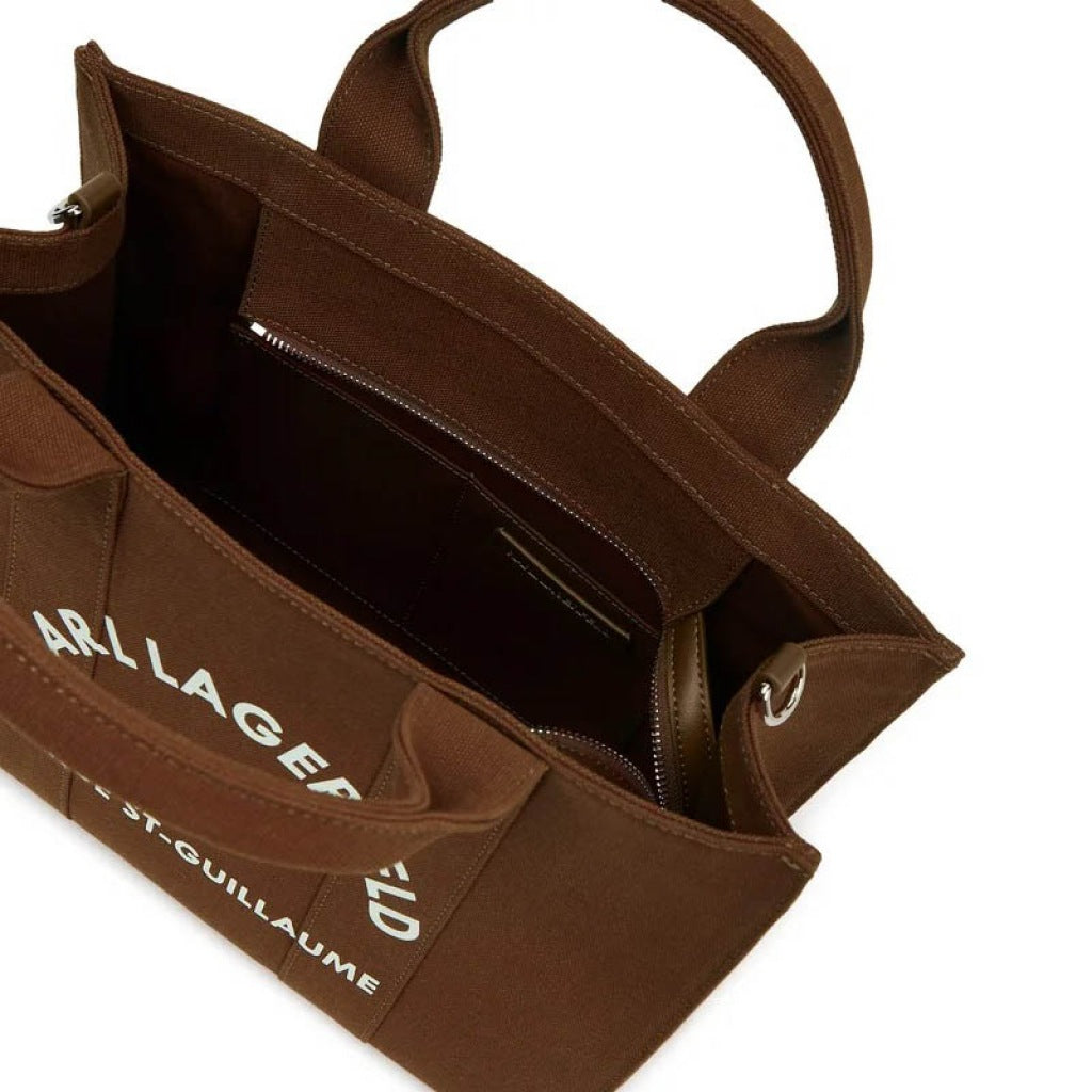 KARL LAGERFELD RSG SQUARE MEDIUM TOTE en color MARRON (6)
