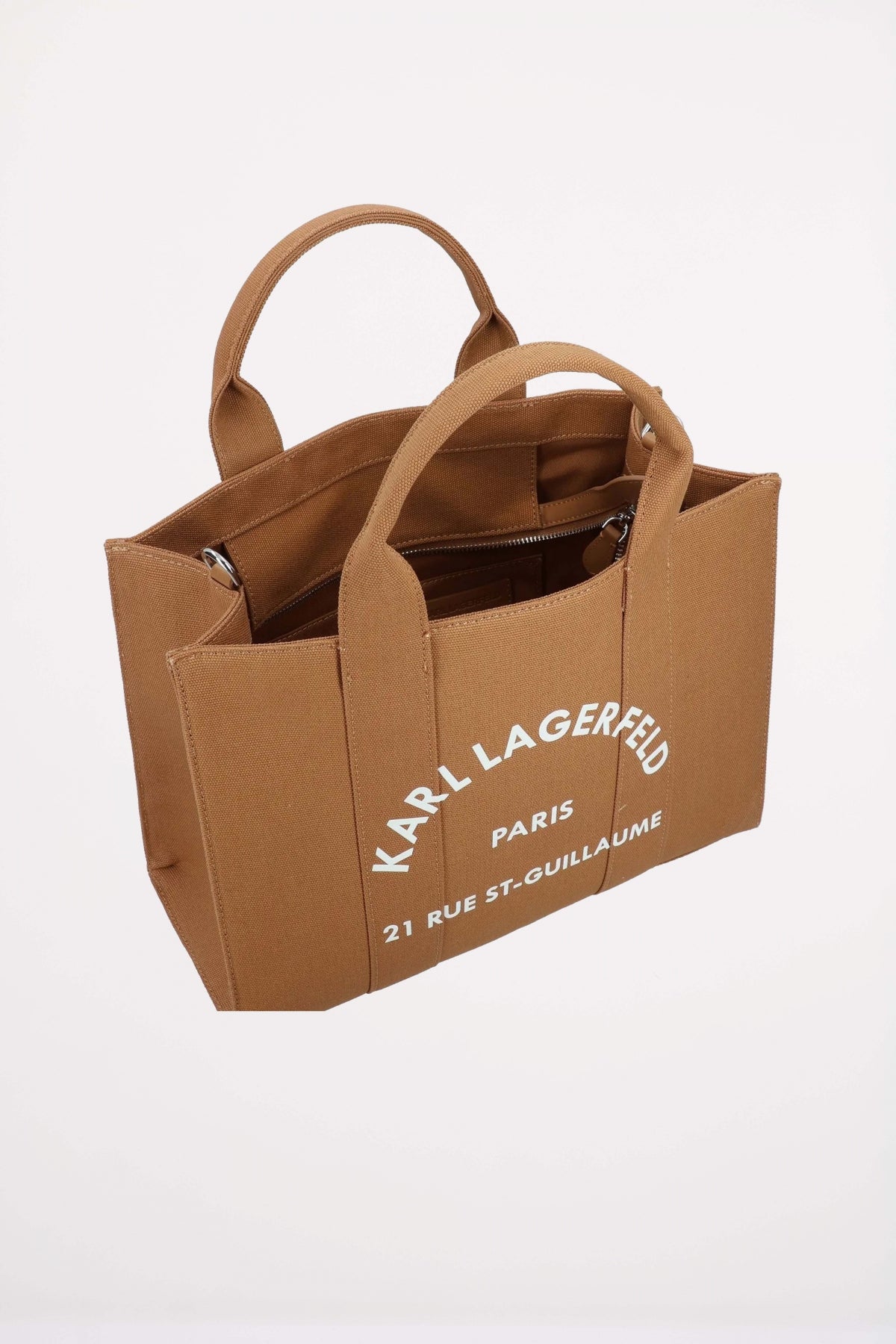 KARL LAGERFELD RSG SQUARE MEDIUM TOTE en color MARRON (4)