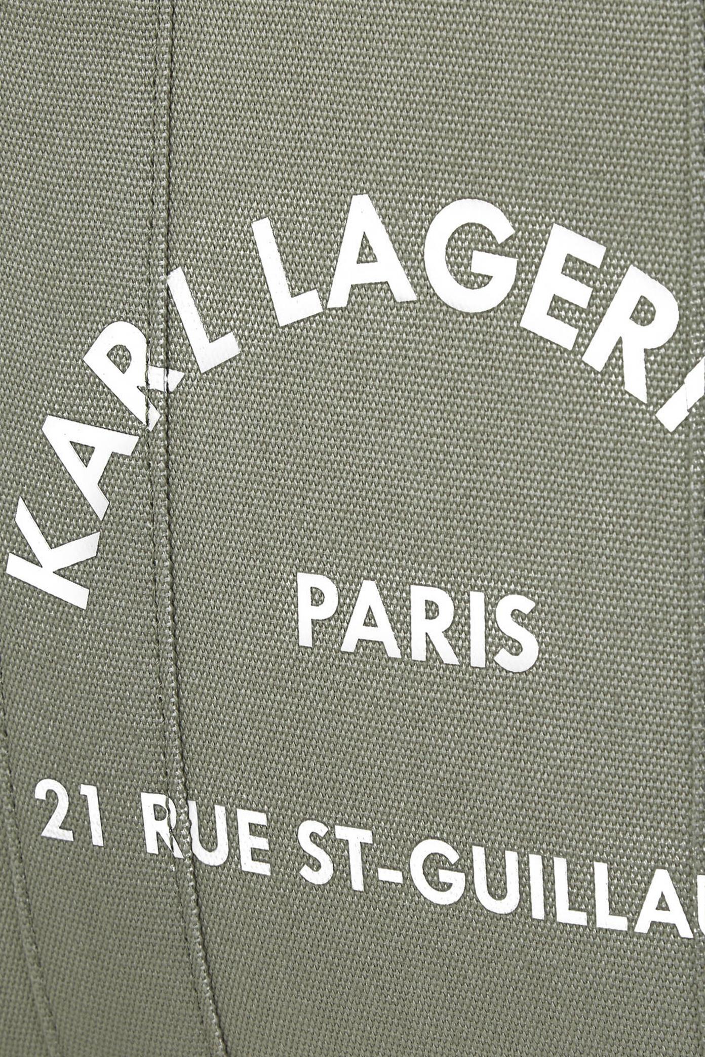 KARL LAGERFELD RSG SQUARE MEDIUM TOTE en color VERDE (4)