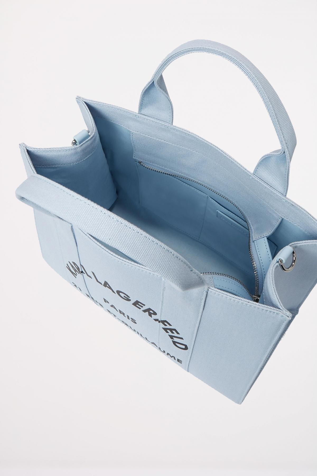 KARL LAGERFELD RSG SQUARE MEDIUM TOTE en color AZUL (3)