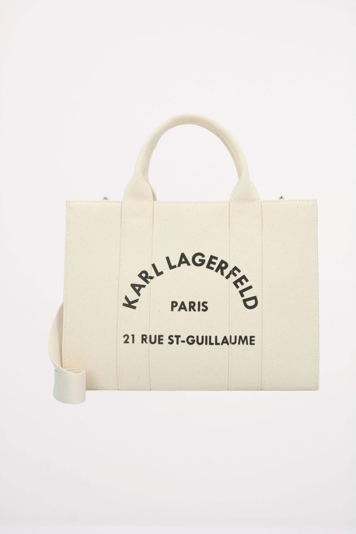 KARL LAGERFELD RSG SQUARE MEDIUM TOTE en color BEIS (1)
