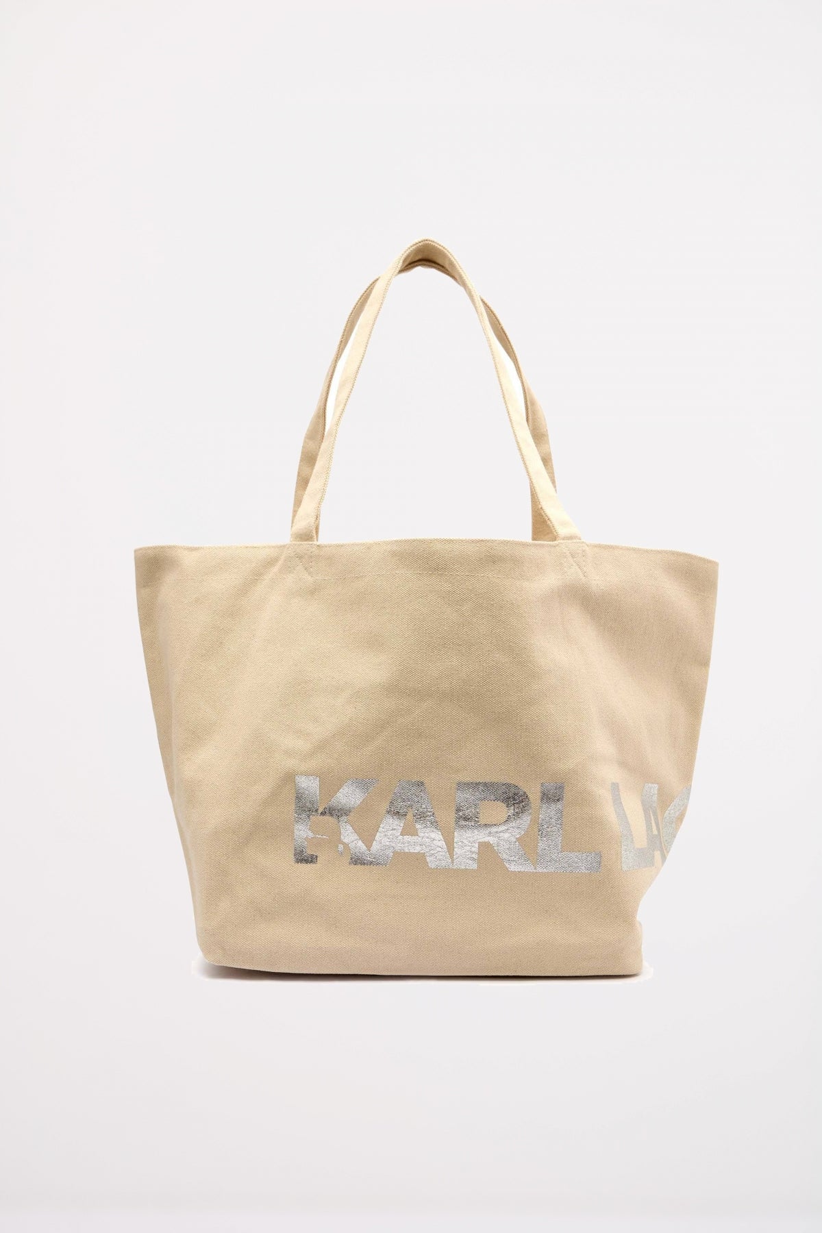 KARL LAGERFELD AW K ESSENTIAL BIG LOGO SHOPP en color BEIS (1)