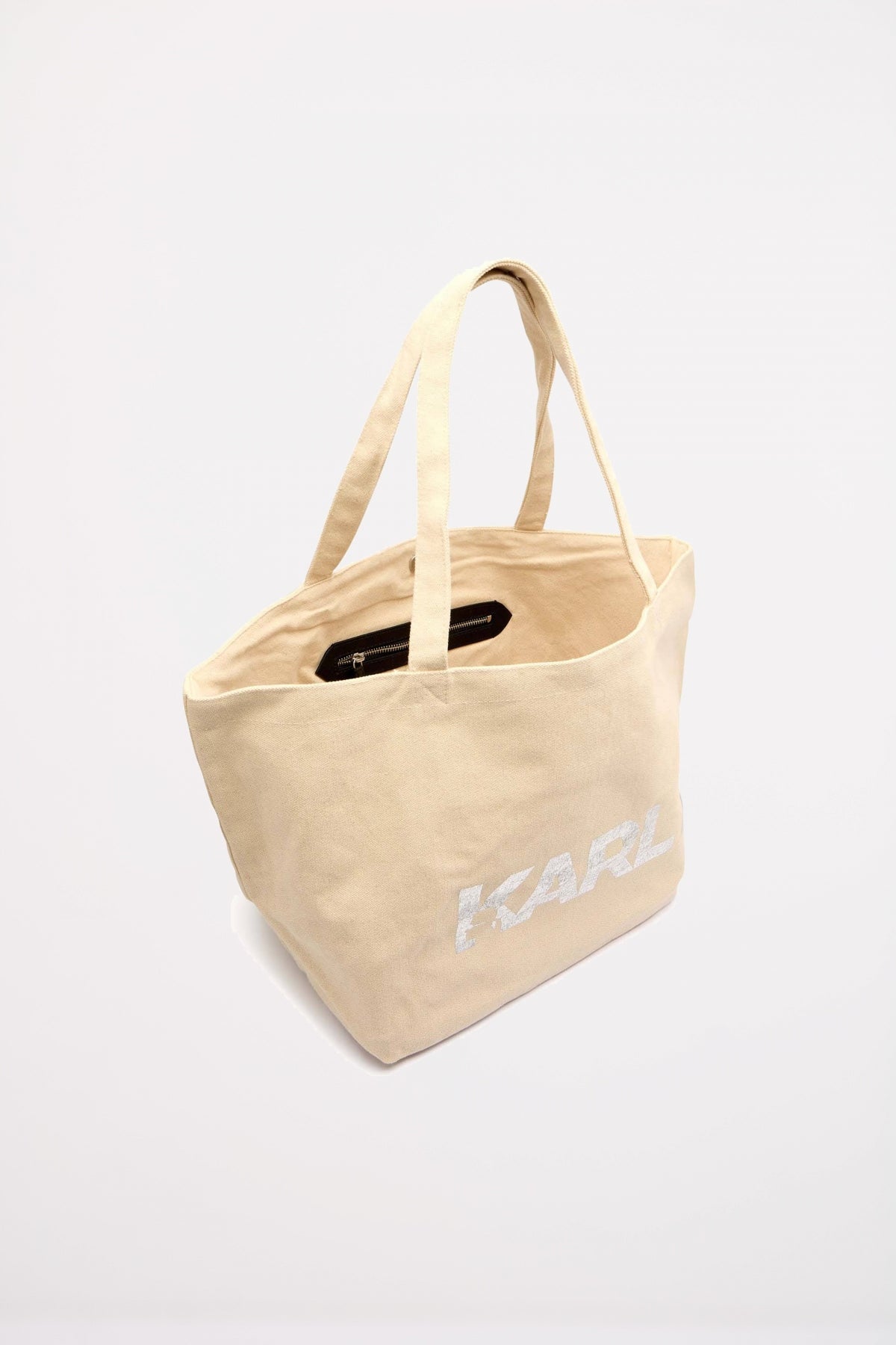 KARL LAGERFELD AW K ESSENTIAL BIG LOGO SHOPP en color BEIS (4)