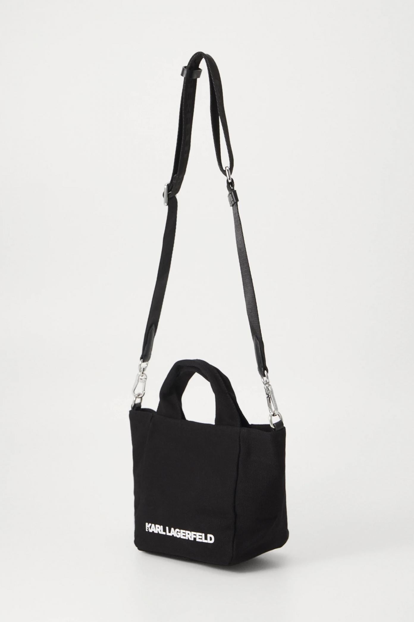 KARL LAGERFELD IKON MINI RH SHOPPER en color NEGRO (2)