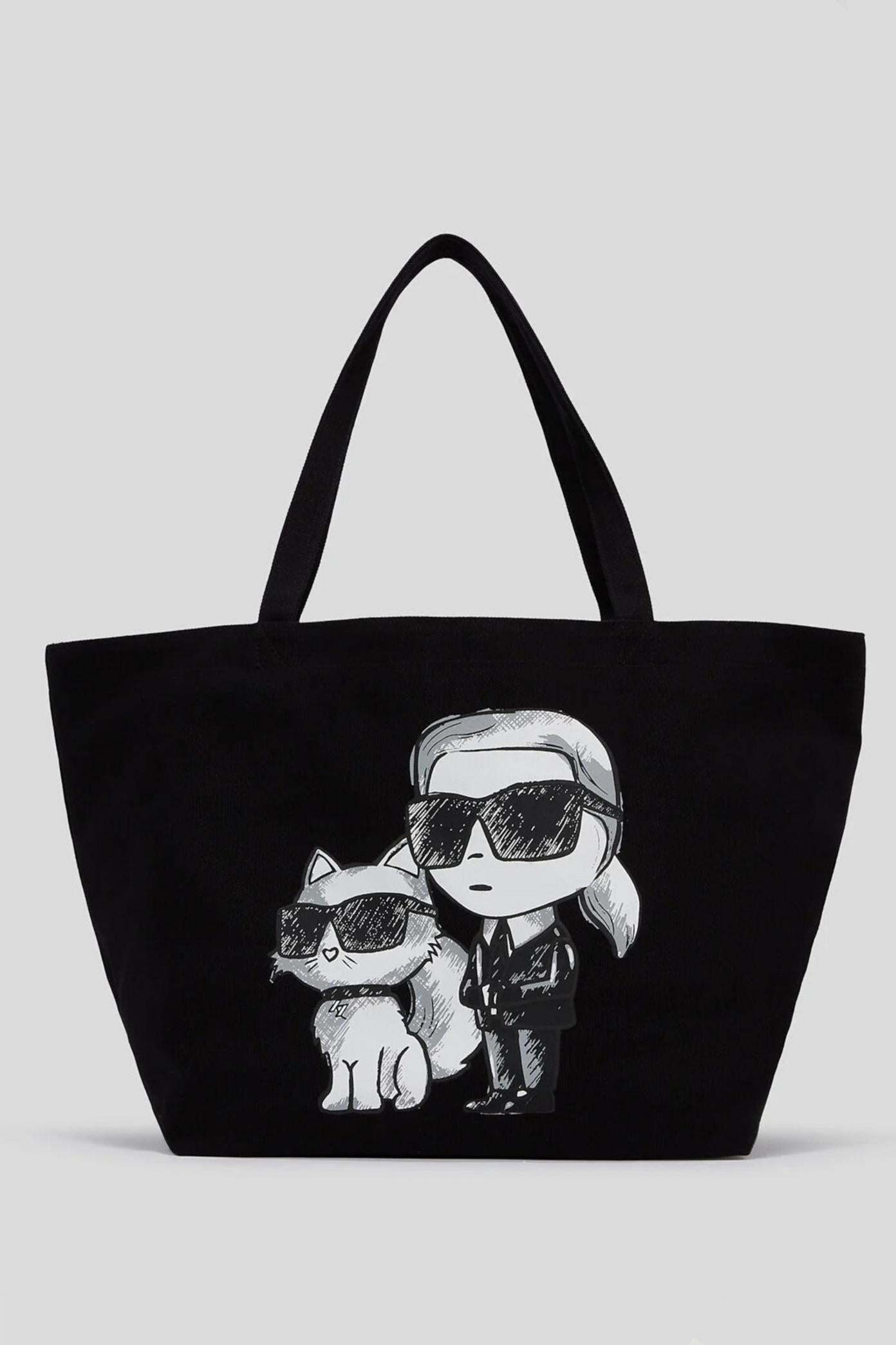 KARL LAGERFELD IKON KC SHOPPER en color NEGRO (1)
