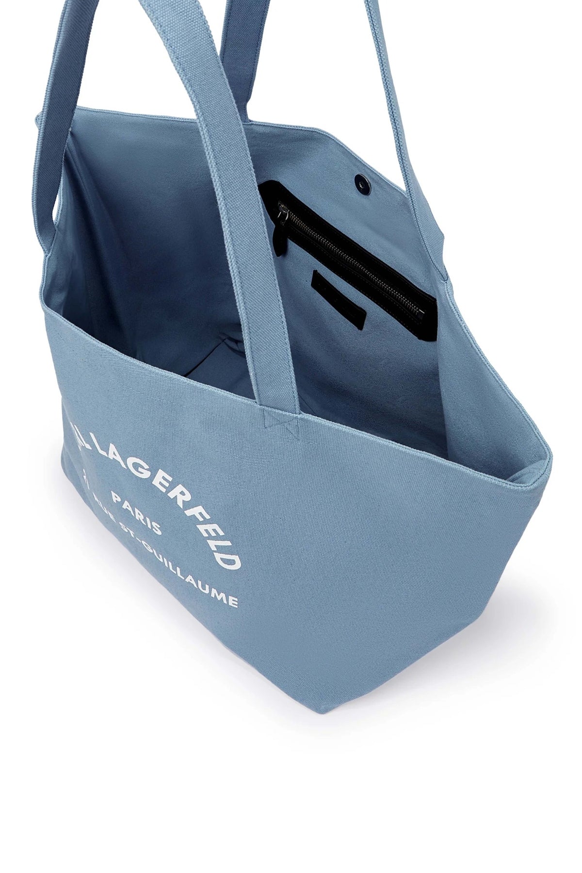 KARL LAGERFELD RSG CANVAS SHOPPER en color AZUL (4)