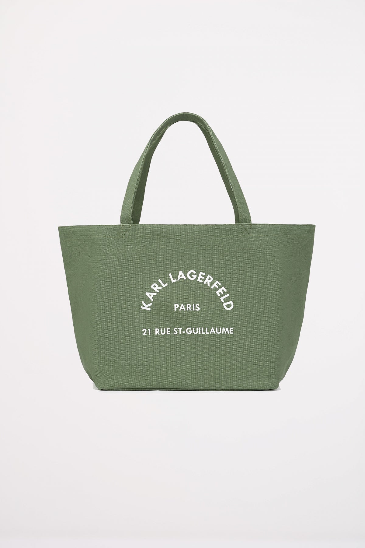 KARL LAGERFELD RUE ST-GUILLAUMECANVAS SHOPPER en color VERDE (1)