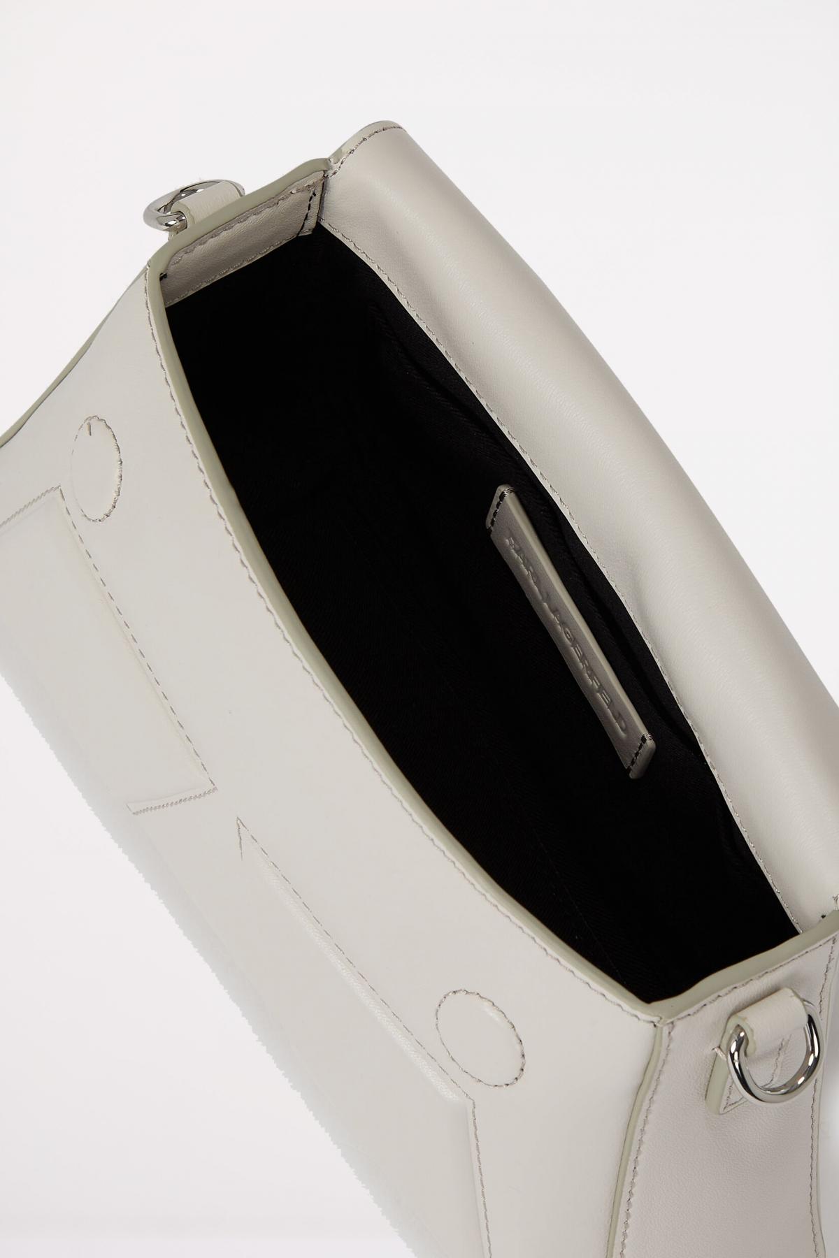 KARL LAGERFELD IKON K SOFT WEBBING CROSSB en color BLANCO (3)