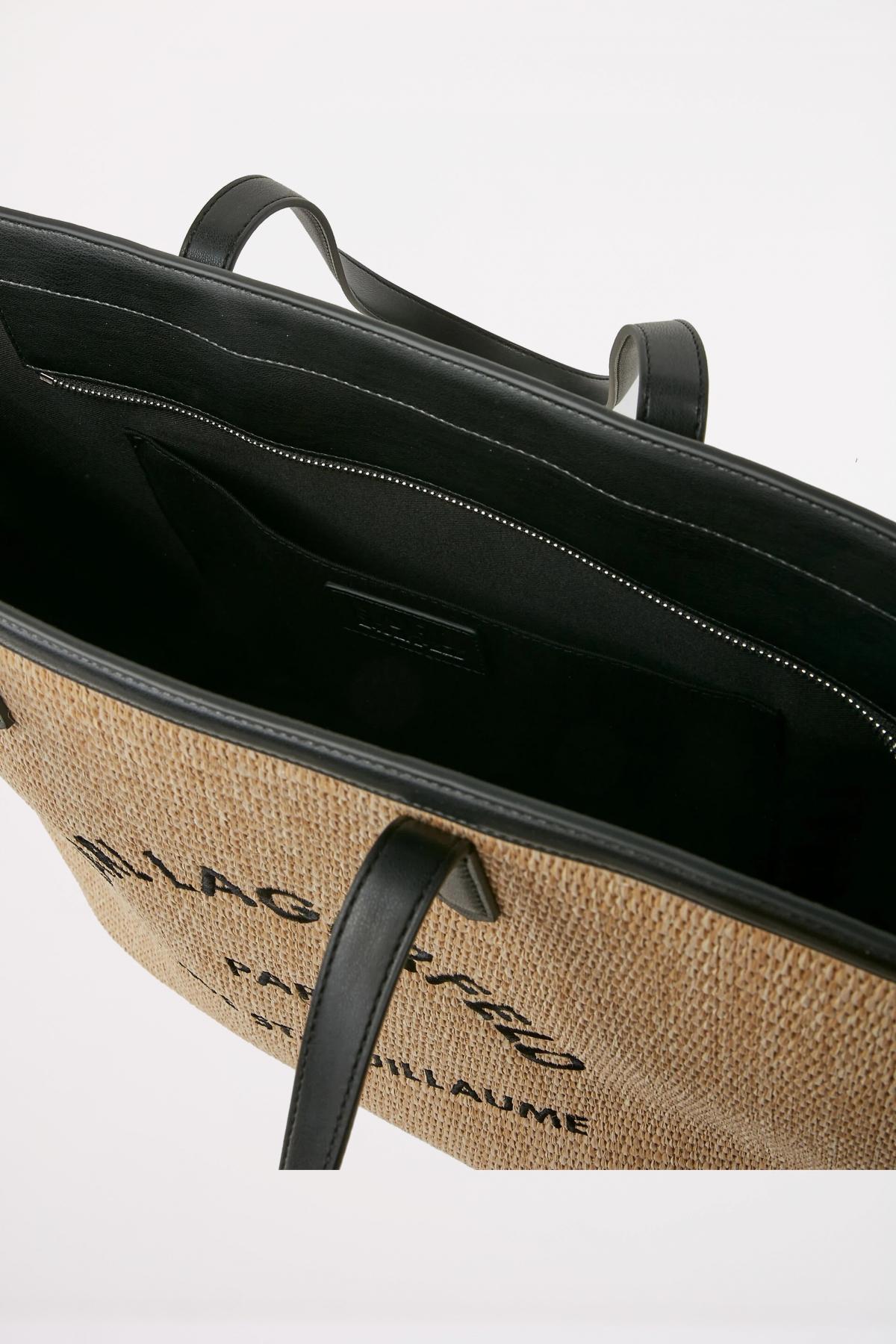 KARL LAGERFELD K RSG RAFFIA TOTE en color MARRON CLARO (3)