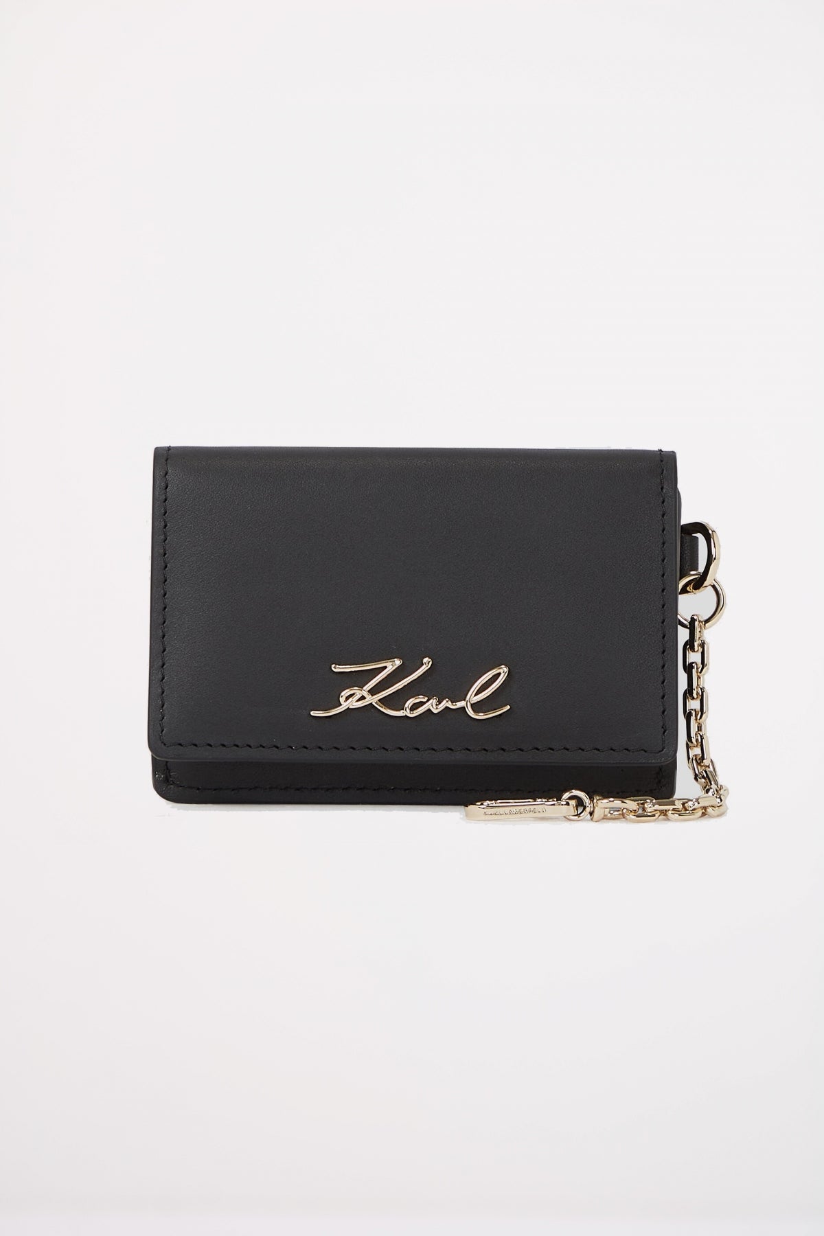 KARL LAGERFELD K SIGNATURE CHAIN CARD HOL en color NEGRO (1)