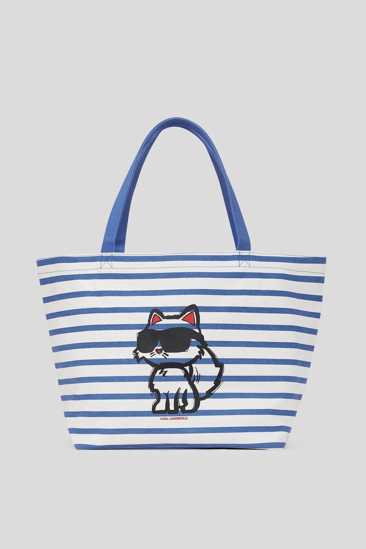 KARL LAGERFELD IKON PRINT STRIPE SHOP en color AZUL (1)