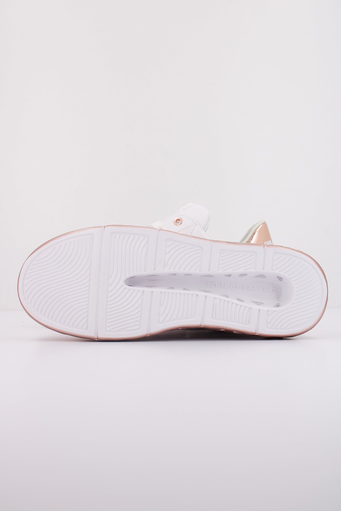 KARL LAGERFELD KAPRI KITE LO LACE LTHR en color BLANCO (6)