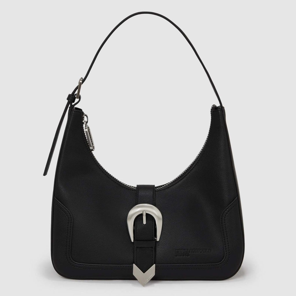 KARL LAGERFELD KLJ WESTERN SHOULDER BAG en color NEGRO (1)