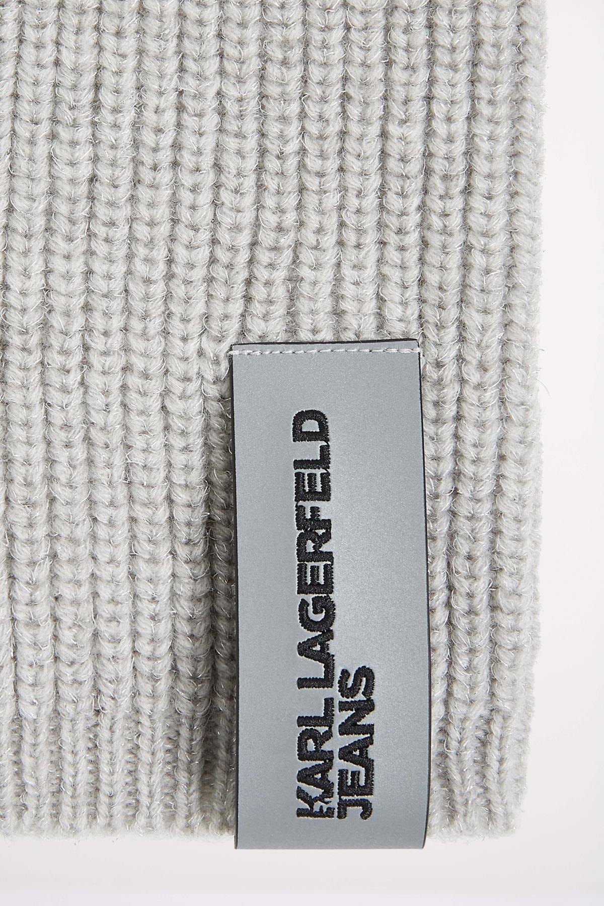 KARL LAGERFELD JEANS KLJ ESSENTIAL BALACLAVA LU en color GRIS (4)