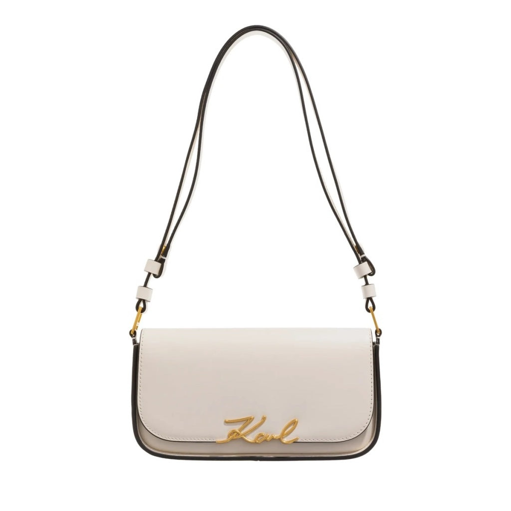 KARL LAGERFELD K SIGNATURE CROSSBODY en color BLANCO (4)