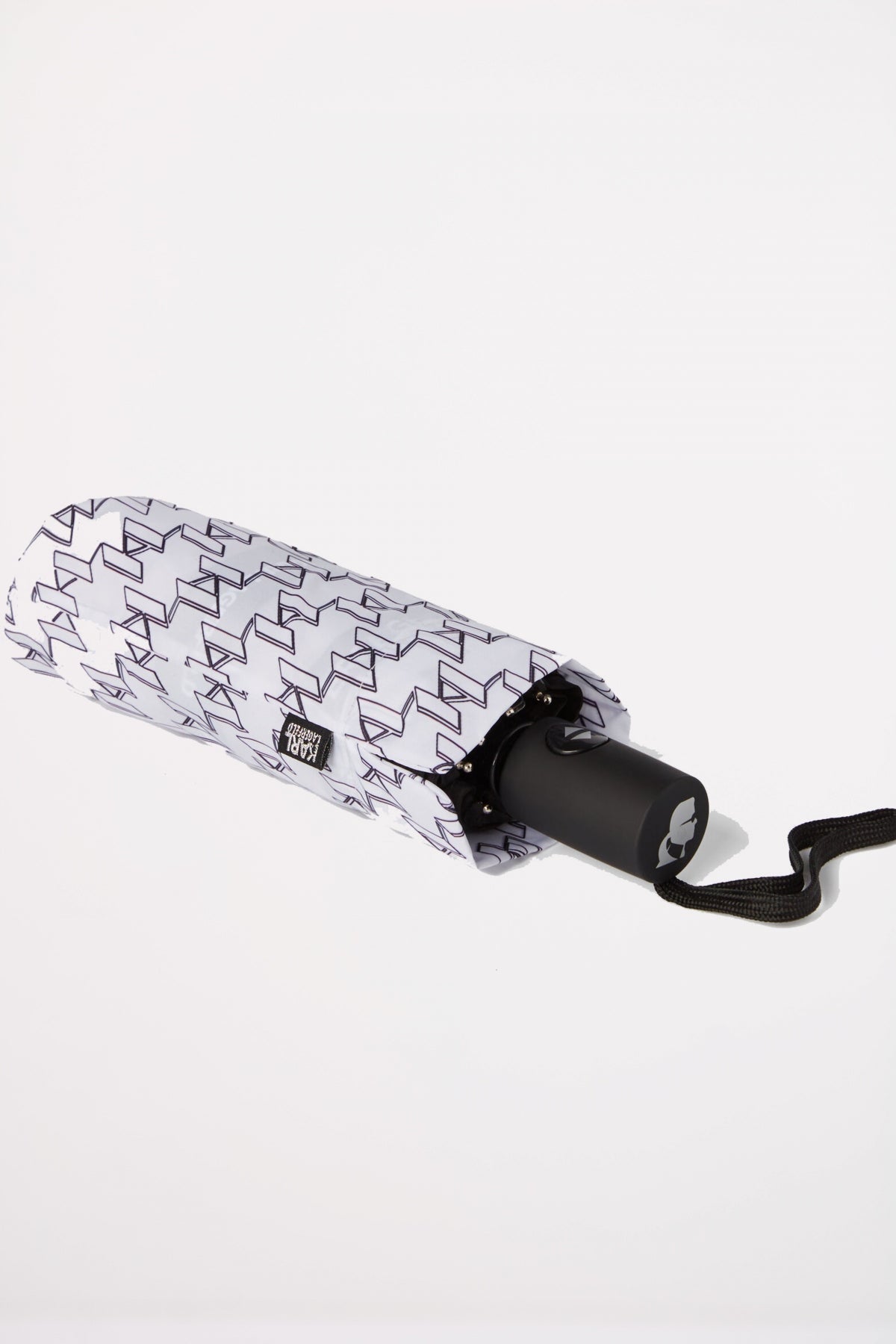 KARL LAGERFELD K ESSENTIAL SM UMBRELLA en color NEGRO (4)