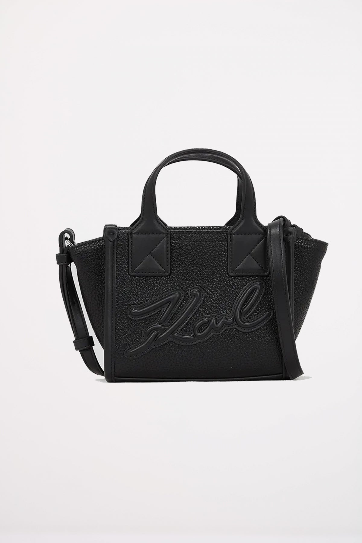 KARL LAGERFELD K SKUARE SM TOTE GRAINY en color NEGRO (1)